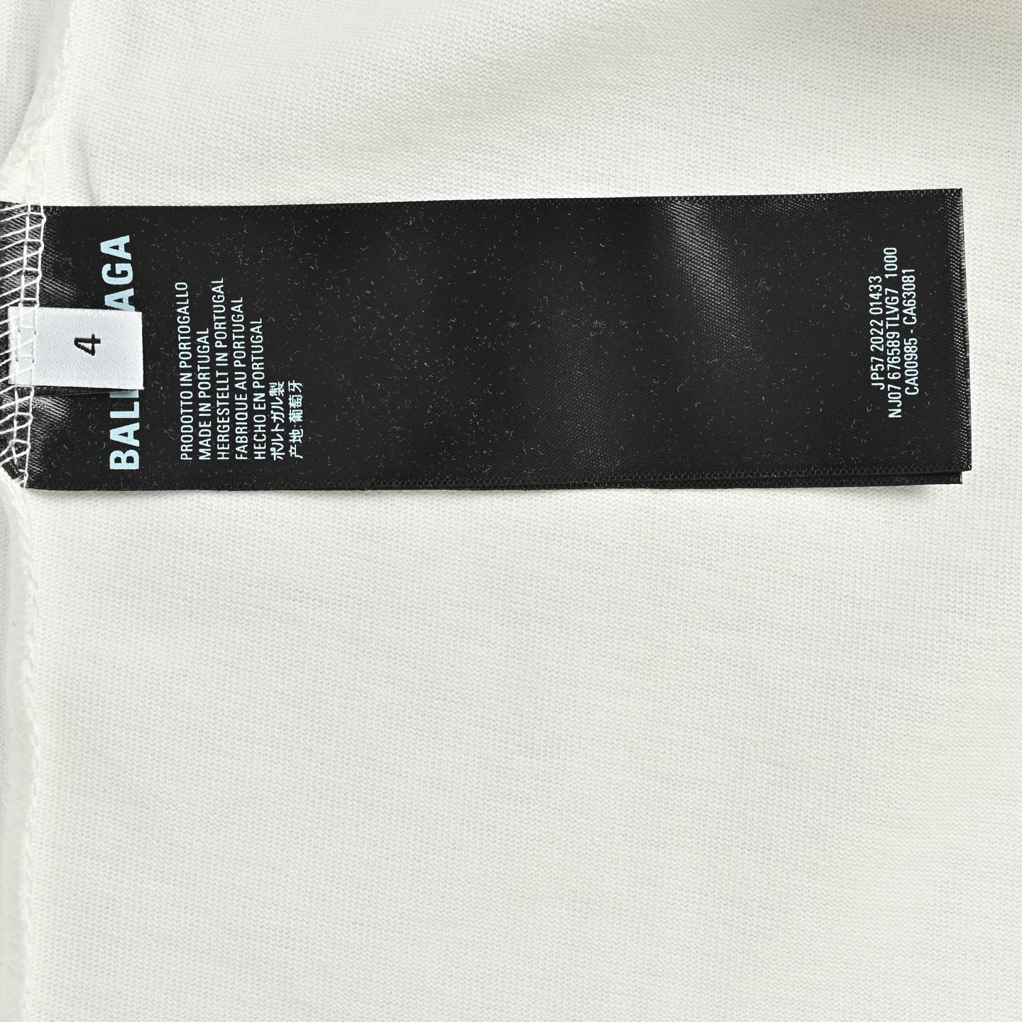 Balenciaga/巴黎世家 24ss 爆裂纹反向字母印花短袖-Top High Quatity Cheap Sneakers Fashion Clothing Clothes Bags handbags Shoes of all Brand wholesale With The best Quality And Beautiful Price from China Factory Chinese suppliers wholesaler seller Balenciaga/巴黎世家 24ss 爆裂纹反向字母印花短袖