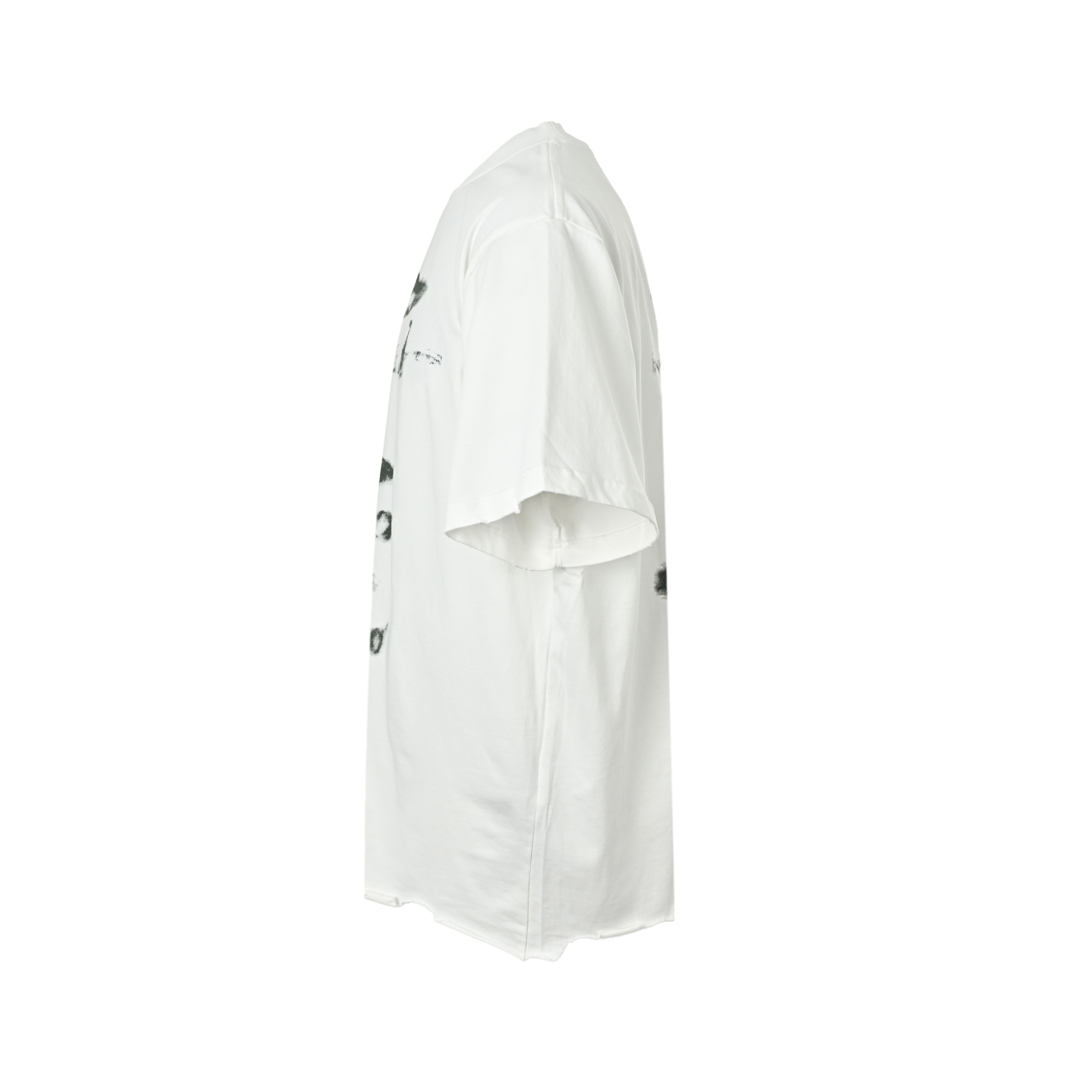 Balenciaga/巴黎世家 25ss新款破坏涂鸦短袖 Balenciaga模糊短袖 黑 白