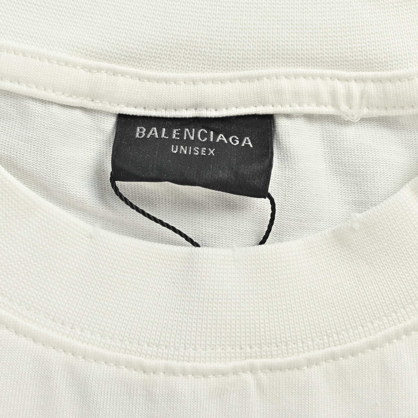 Balenciaga/巴黎世家 25ss新款破坏涂鸦短袖 Balenciaga模糊短袖 黑 白