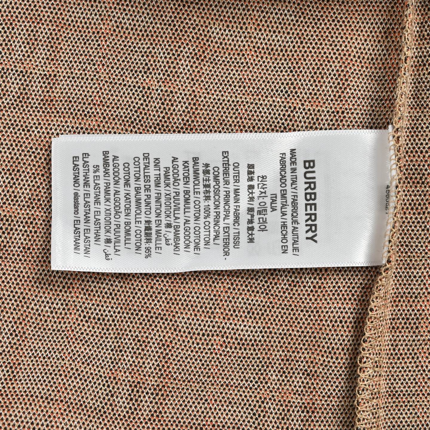 Burberry/巴宝莉 战马刺绣格纹Polo短袖 轻奢主义 卡其色-Top High Quatity Cheap Sneakers Fashion Clothing Clothes Bags handbags Shoes of all Brand wholesale With The best Quality And Beautiful Price from China Factory Chinese suppliers wholesaler seller Burberry/巴宝莉 战马刺绣格纹Polo短袖 轻奢主义 卡其色