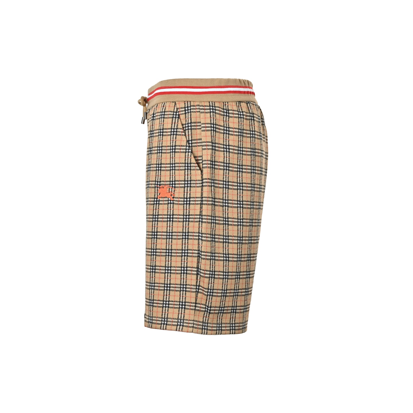 Burberry/巴宝莉 战马刺绣格纹短裤 卡其色 Burberry/巴宝莉 战马刺绣格纹短裤 卡其色