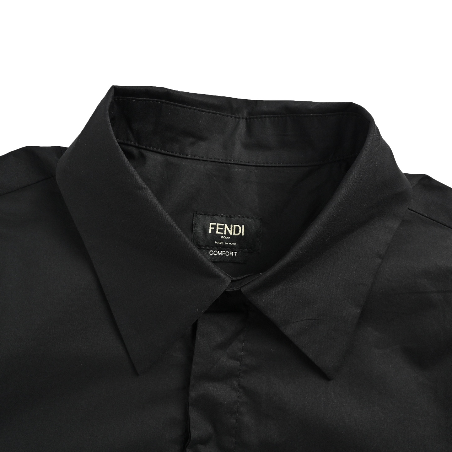Fendi/芬迪 抽绳袋府绸长袖衬衫