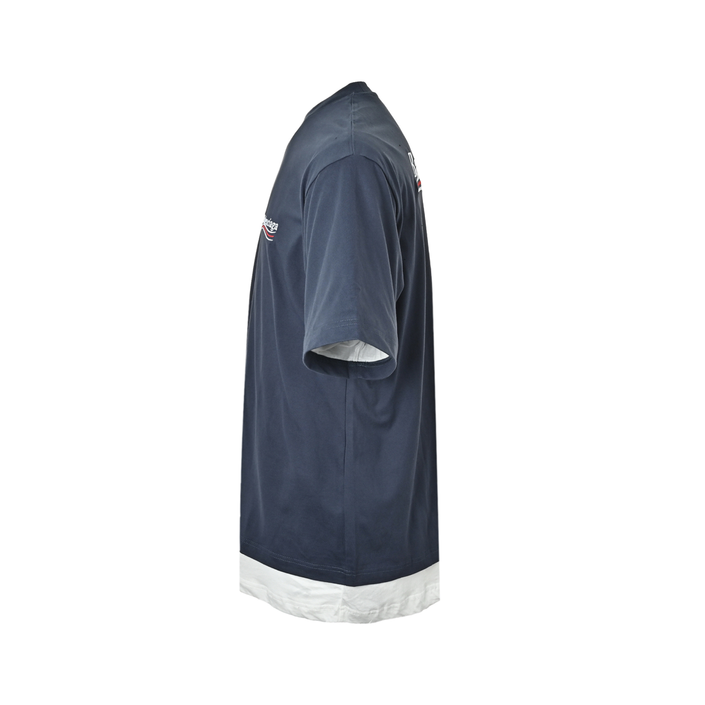 Balenciaga/巴黎世家 可乐叠层刺绣短袖