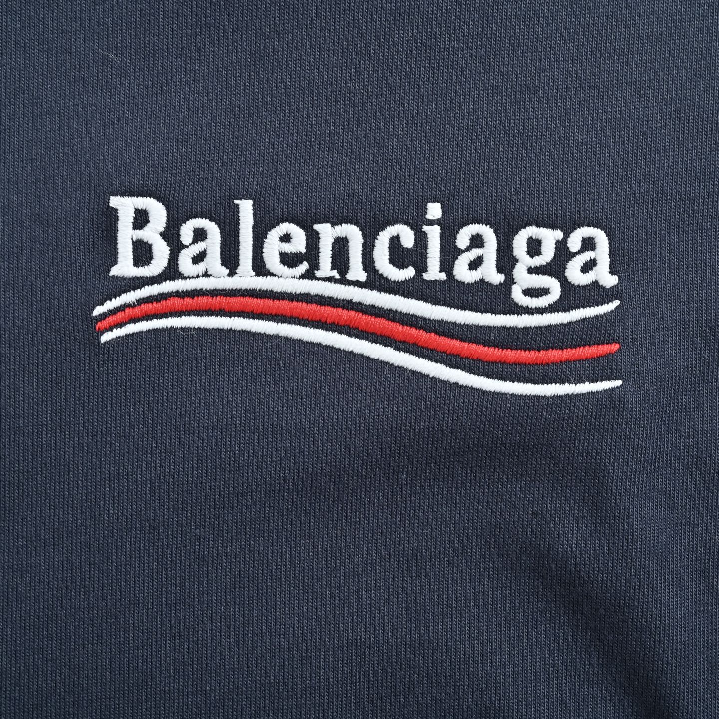 Balenciaga/巴黎世家 可乐叠层刺绣短袖