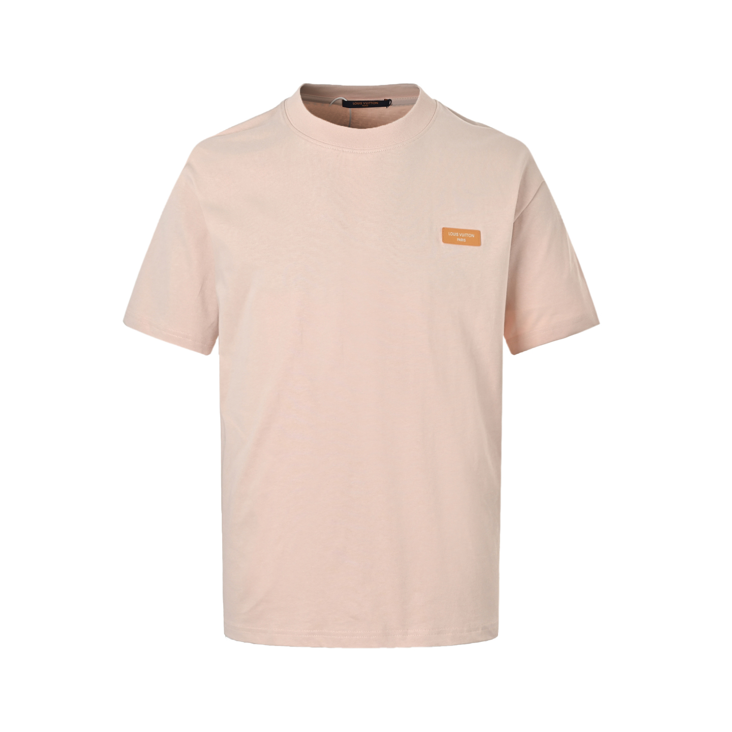 Louis Vuitton/路易威登 26ss 胸口皮牌logo短袖复古粉 Louis Vuitton/路易威登 26ss 胸口皮牌logo短袖复古粉