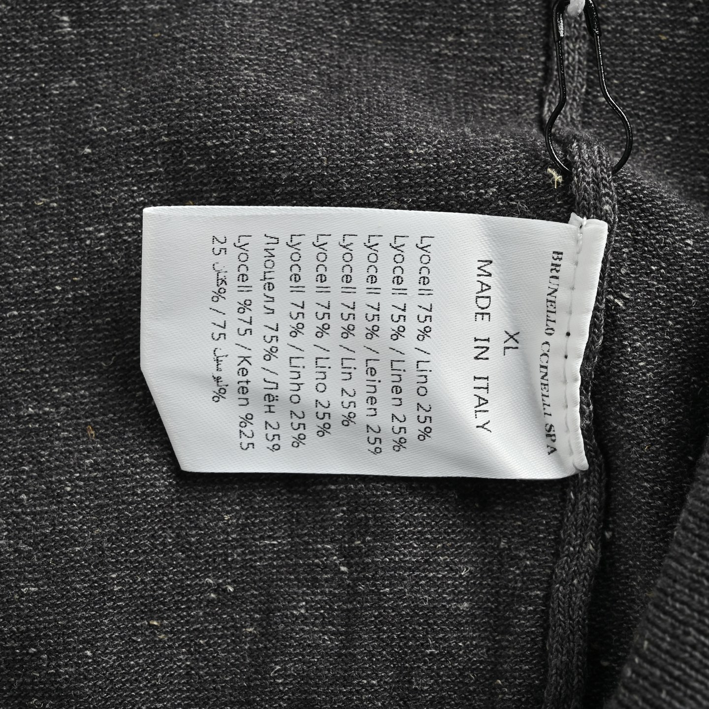 BRUNELLO CUCINELLI/BC 叠层假两件针织短袖天蓝色 麻灰色 驼色