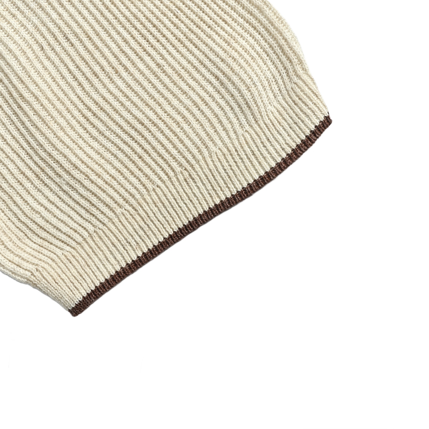 BRUNELLO CUCINELLI BC 纯色翻领罗纹针织Polo短袖