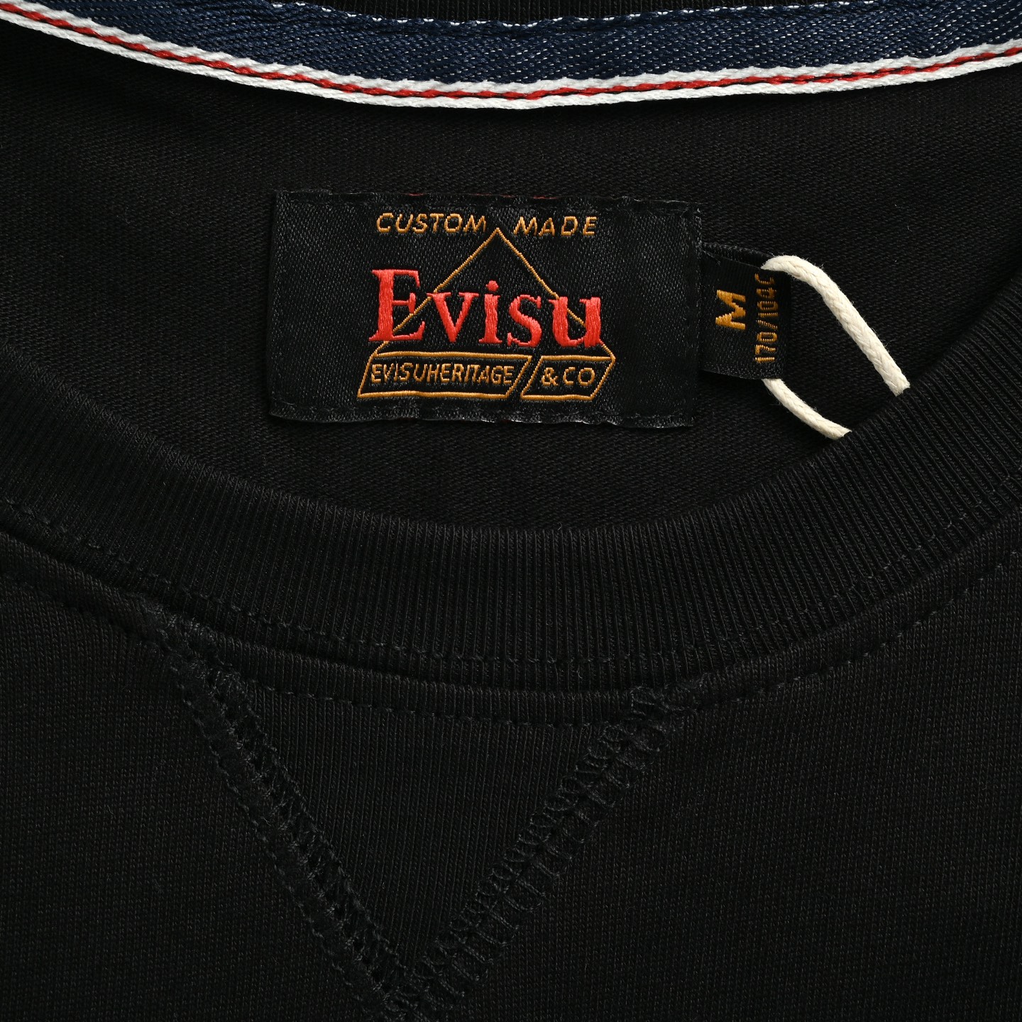 Evisu/福神 织锦小海鸥刺绣短袖-Top High Quatity Cheap Sneakers Fashion Clothing Clothes Bags handbags Shoes of all Brand wholesale With The best Quality And Beautiful Price from China Factory Chinese suppliers wholesaler seller Evisu/福神 织锦小海鸥刺绣短袖
