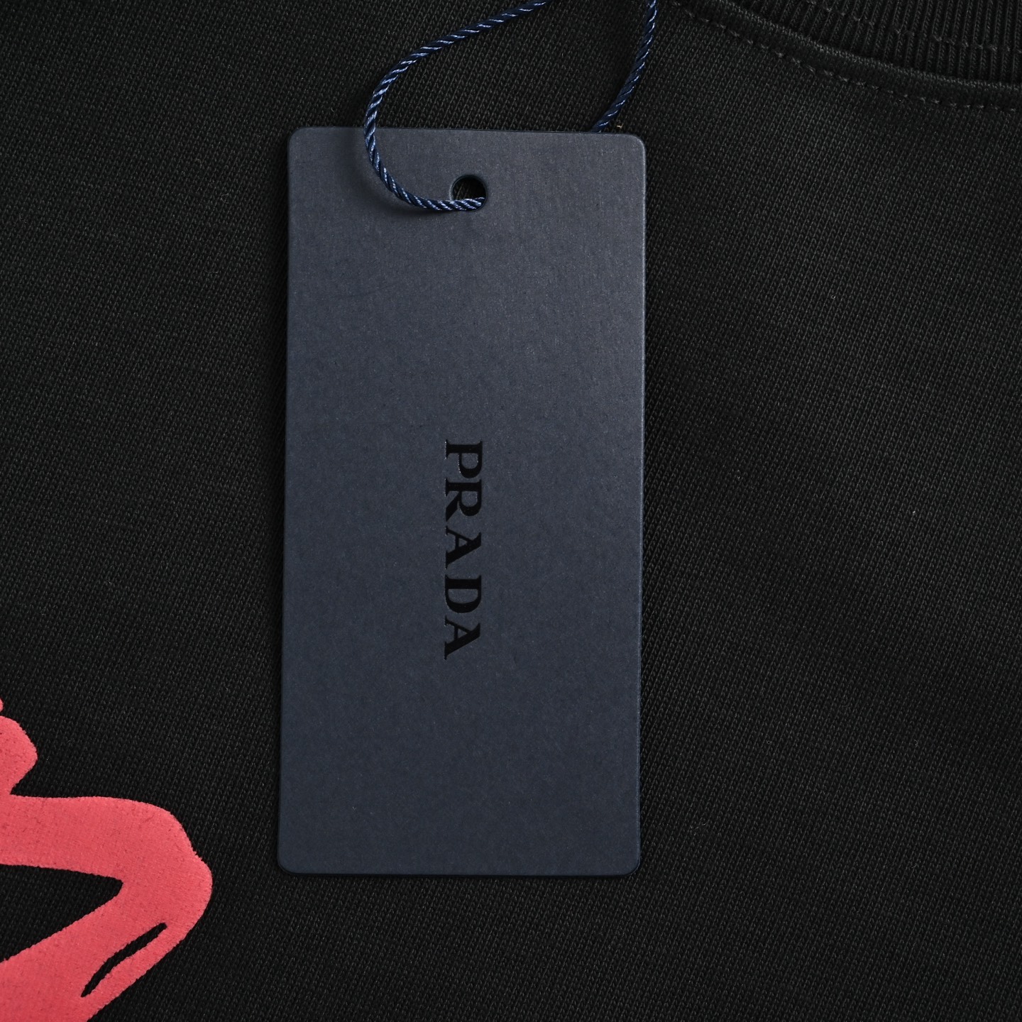 Prada/普拉达 红色涂鸦签名短袖 黑色 白色