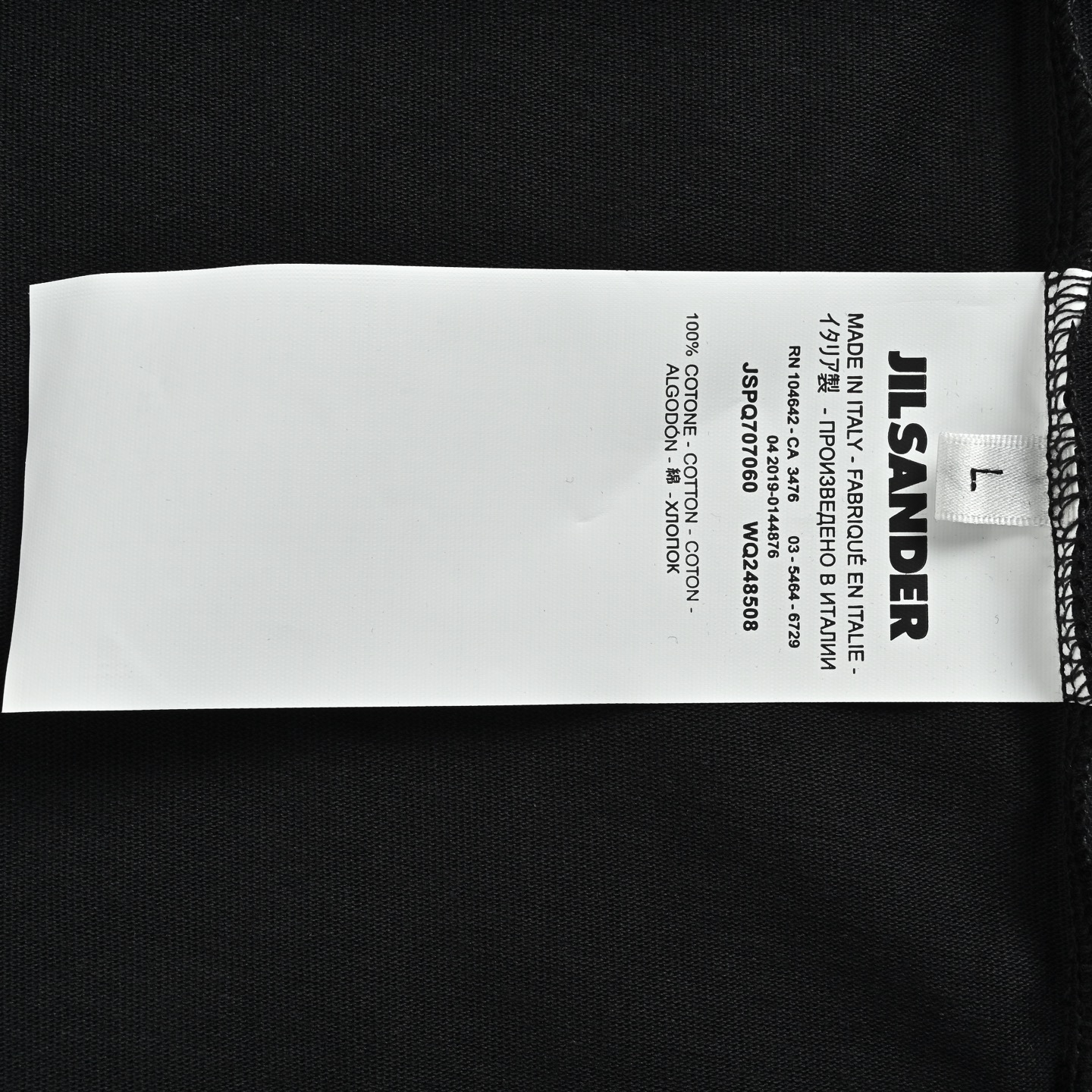 JIL SANDER 后背爱心涂鸦硅胶短袖 字母logo印花短袖T恤