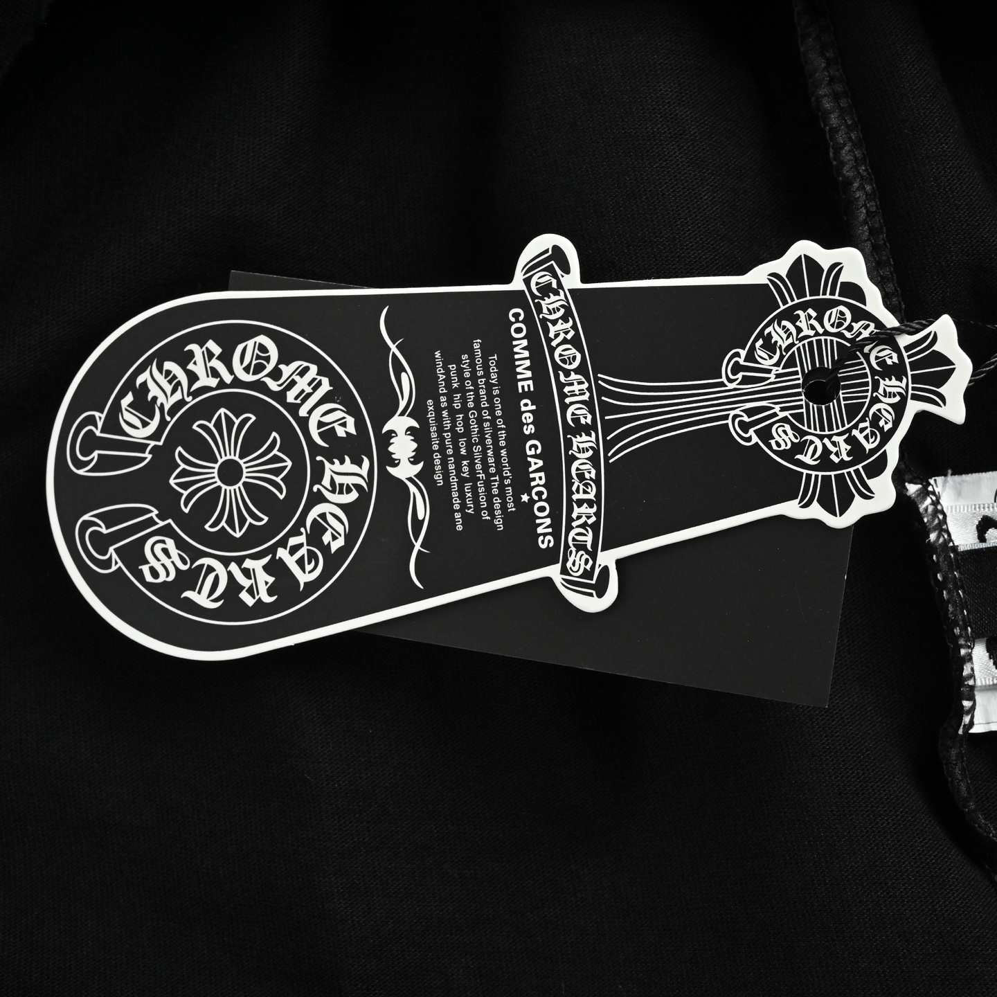 Chrome Hearts/克罗心 多标贴布十字架刺绣短袖 黑色 白色-Top High Quatity Cheap Sneakers Fashion Clothing Clothes Bags handbags Shoes of all Brand wholesale With The best Quality And Beautiful Price from China Factory Chinese suppliers wholesaler seller Chrome Hearts/克罗心 多标贴布十字架刺绣短袖 黑色 白色