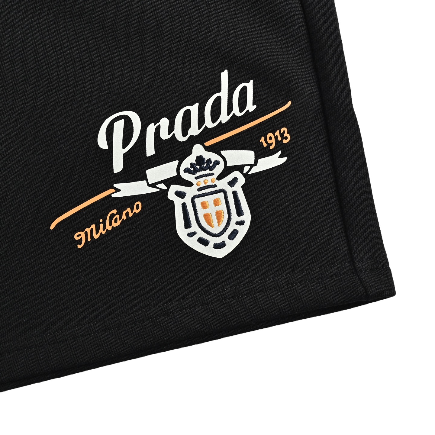 Prada/普拉达 26ss 徽章字母刺绣短裤-Top High Quatity Cheap Sneakers Fashion Clothing Clothes Bags handbags Shoes of all Brand wholesale With The best Quality And Beautiful Price from China Factory Chinese suppliers wholesaler seller Prada/普拉达 26ss 徽章字母刺绣短裤