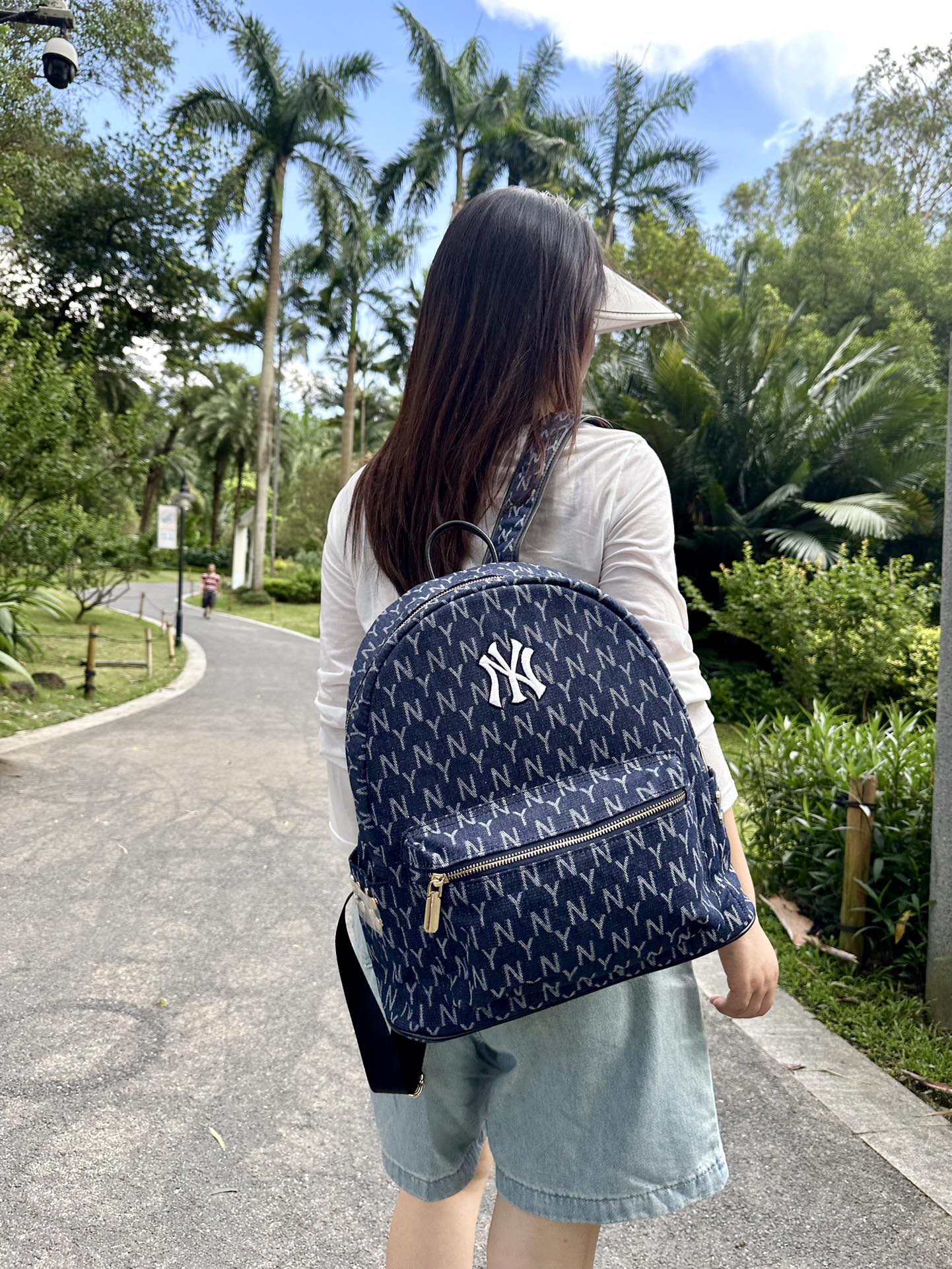 Zaino Yankees in denim