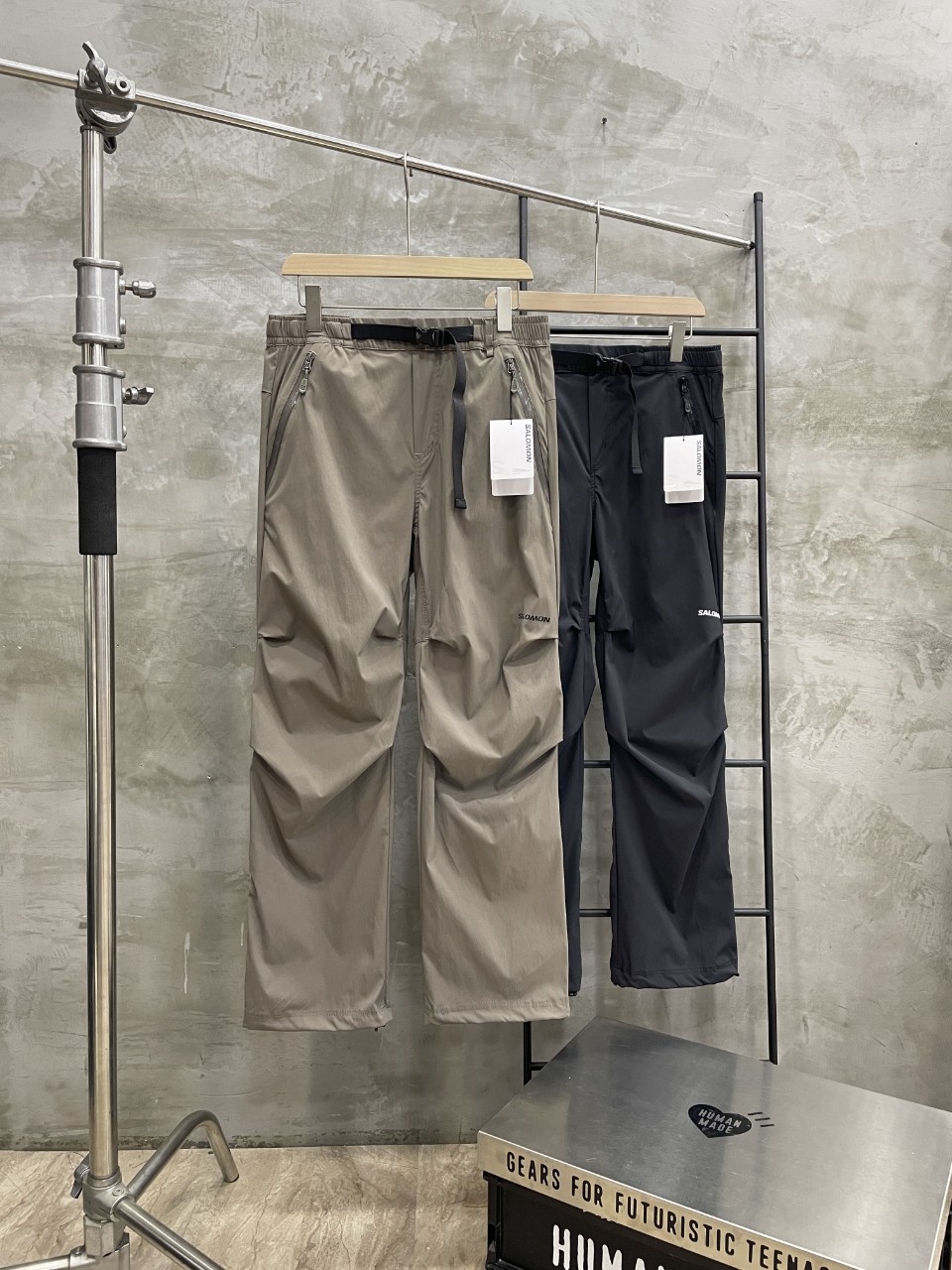 Salomon Slate Elastic Waist Straight Leg Casual Pants | Water Resistant Nylon