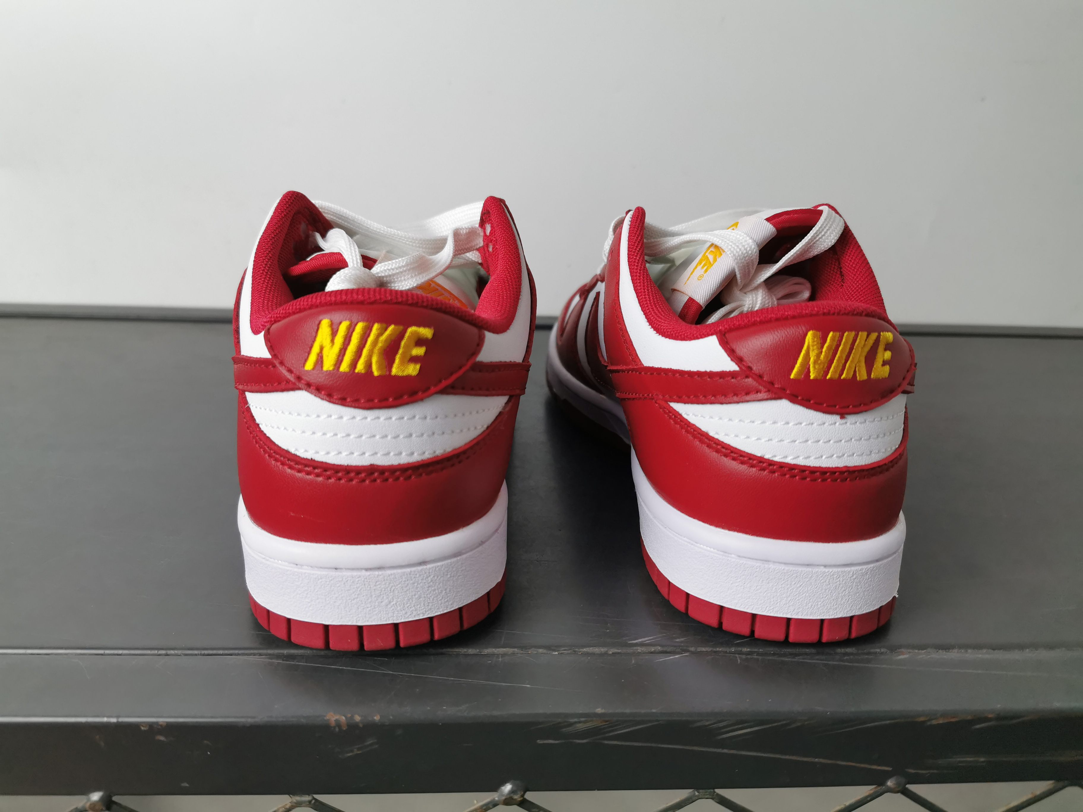 Nike SB Dunk Low Retro: Red & White, Low-Top Skateboarding Shoes 4 a1745906433167 6027