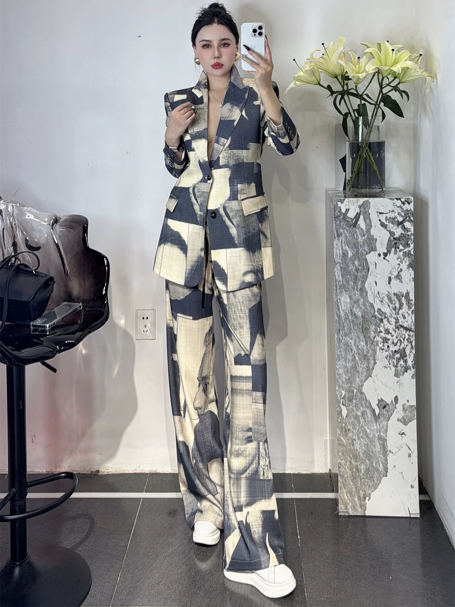 High-Quality Female Suit Sets for 2024 Fashion: P748 Exchange Support & Big Money - 图片 3