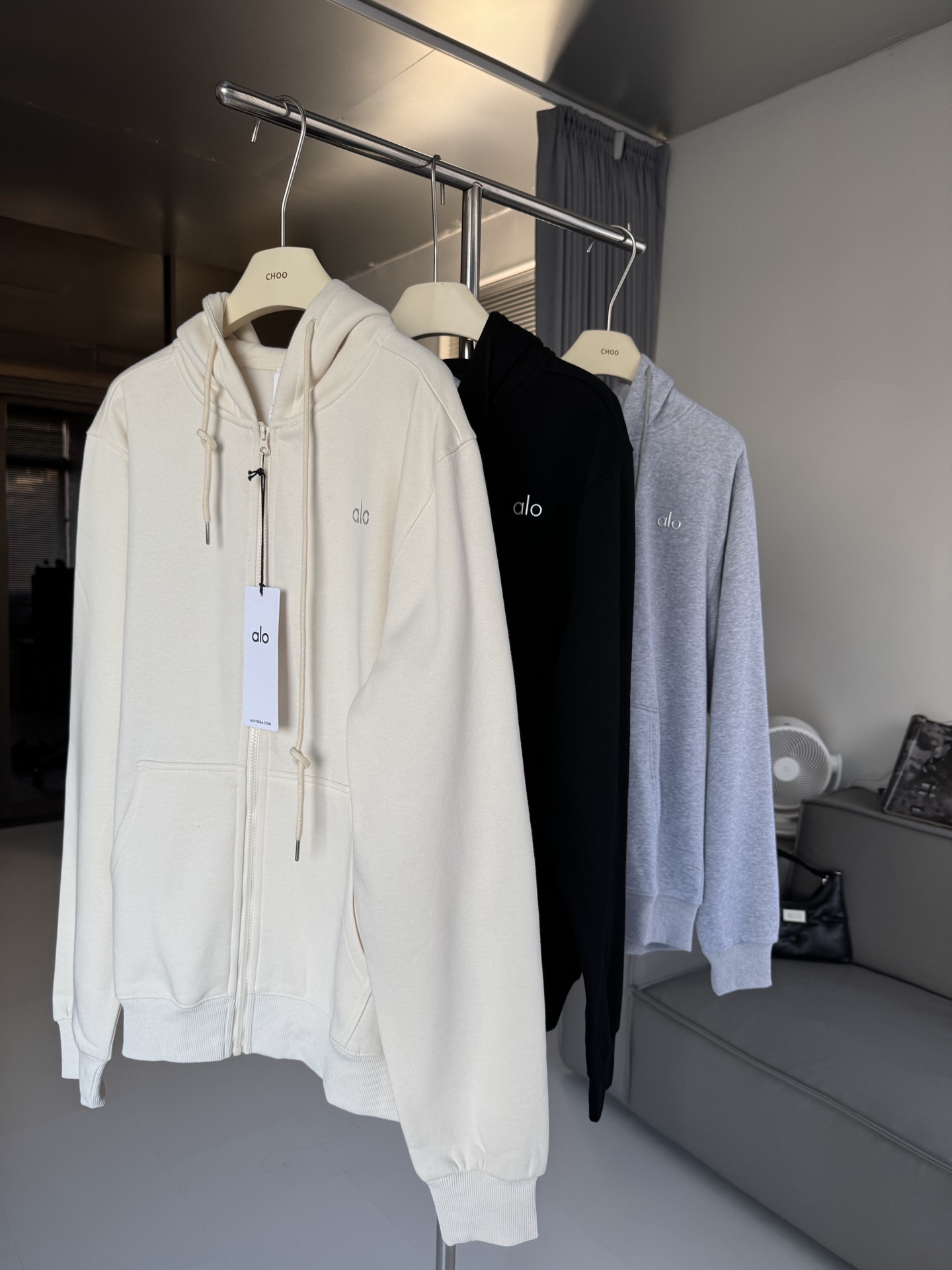 Alo Accolade jacket lounge ivory yoga