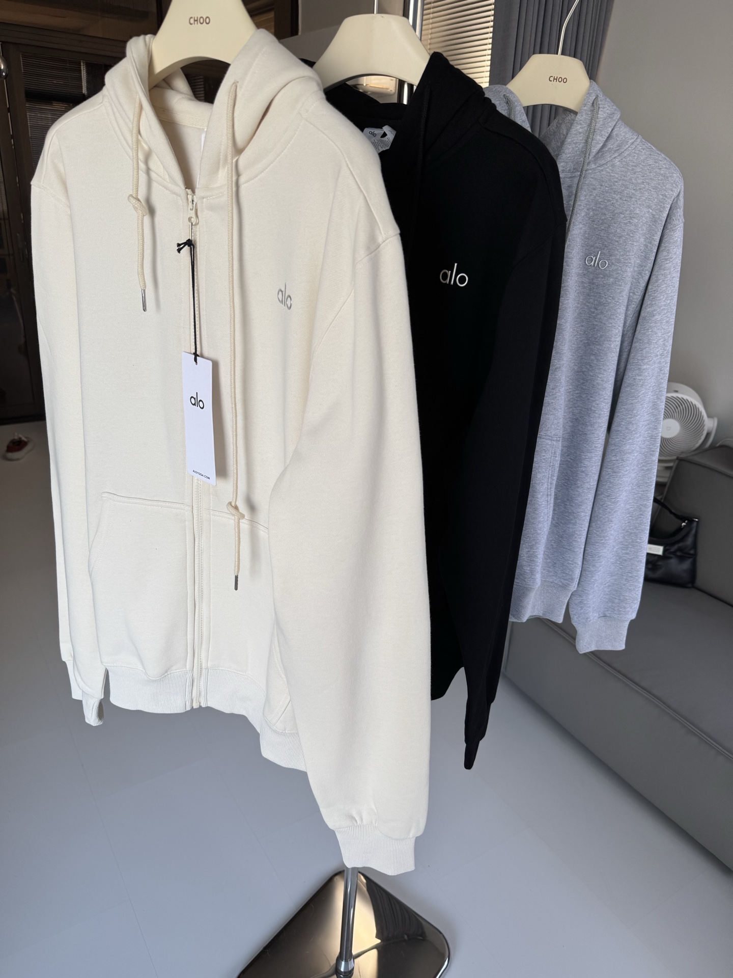 Alo Accolade jacket lounge ivory yoga