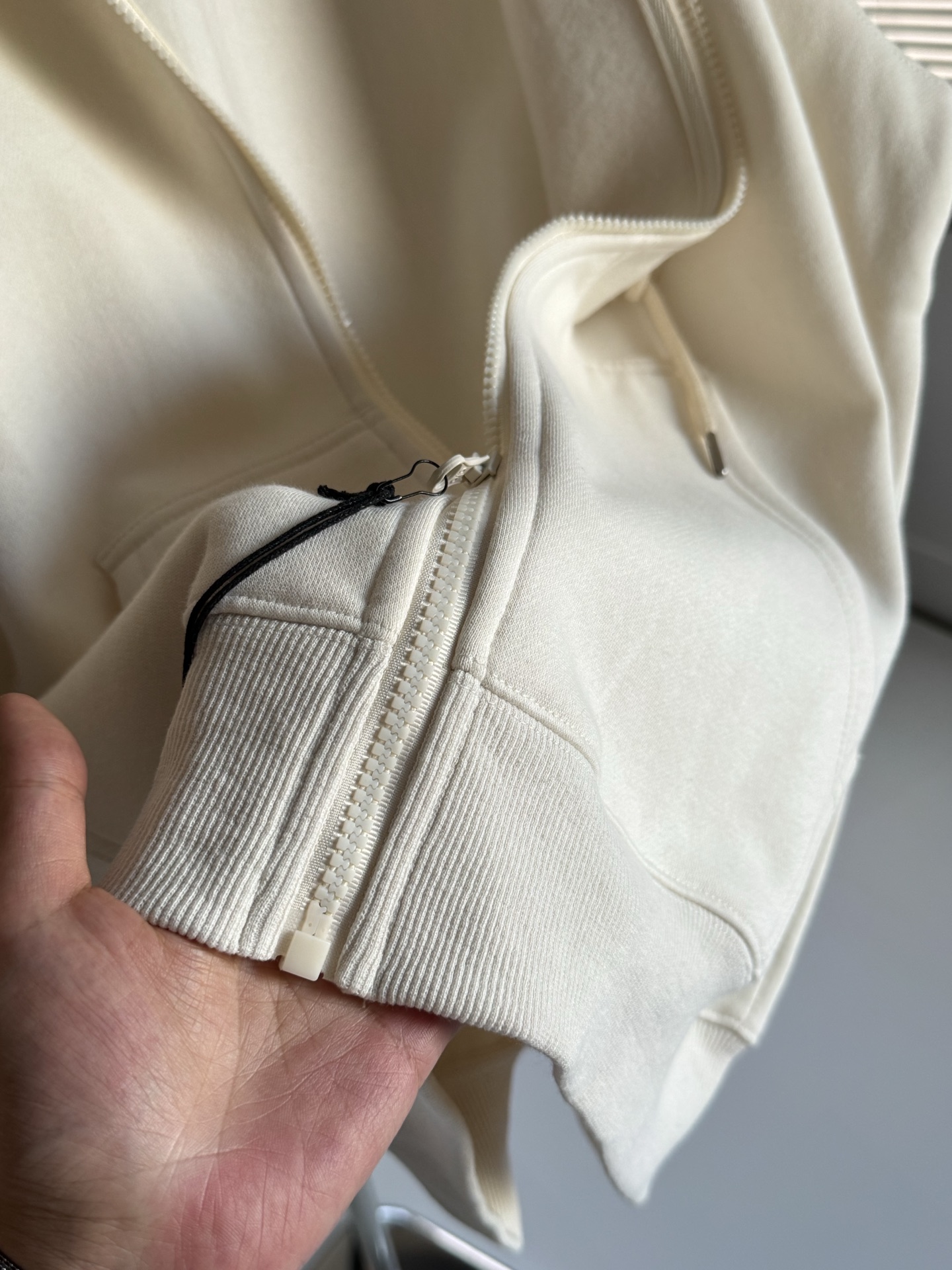 Alo jacket lounge ivory yoga
