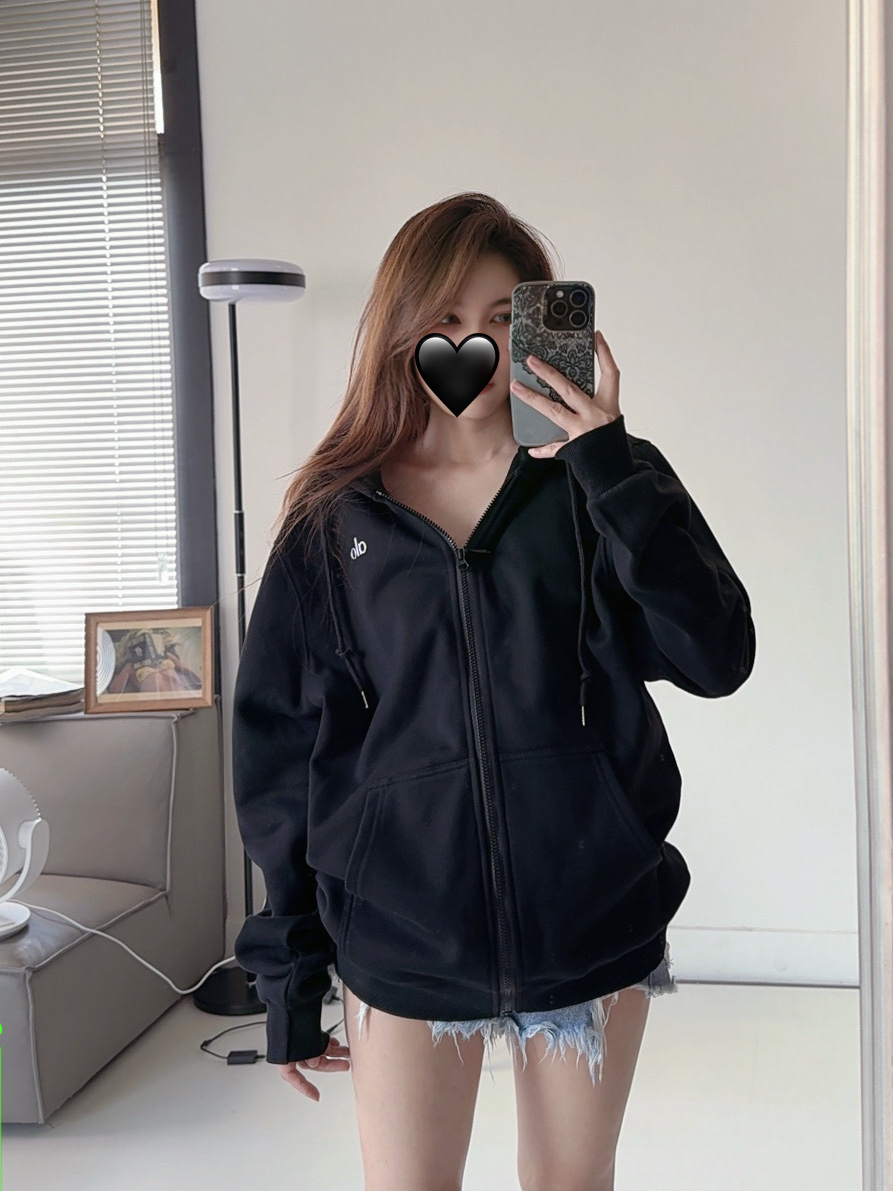 Alo Accolade jacket lounge black yoga