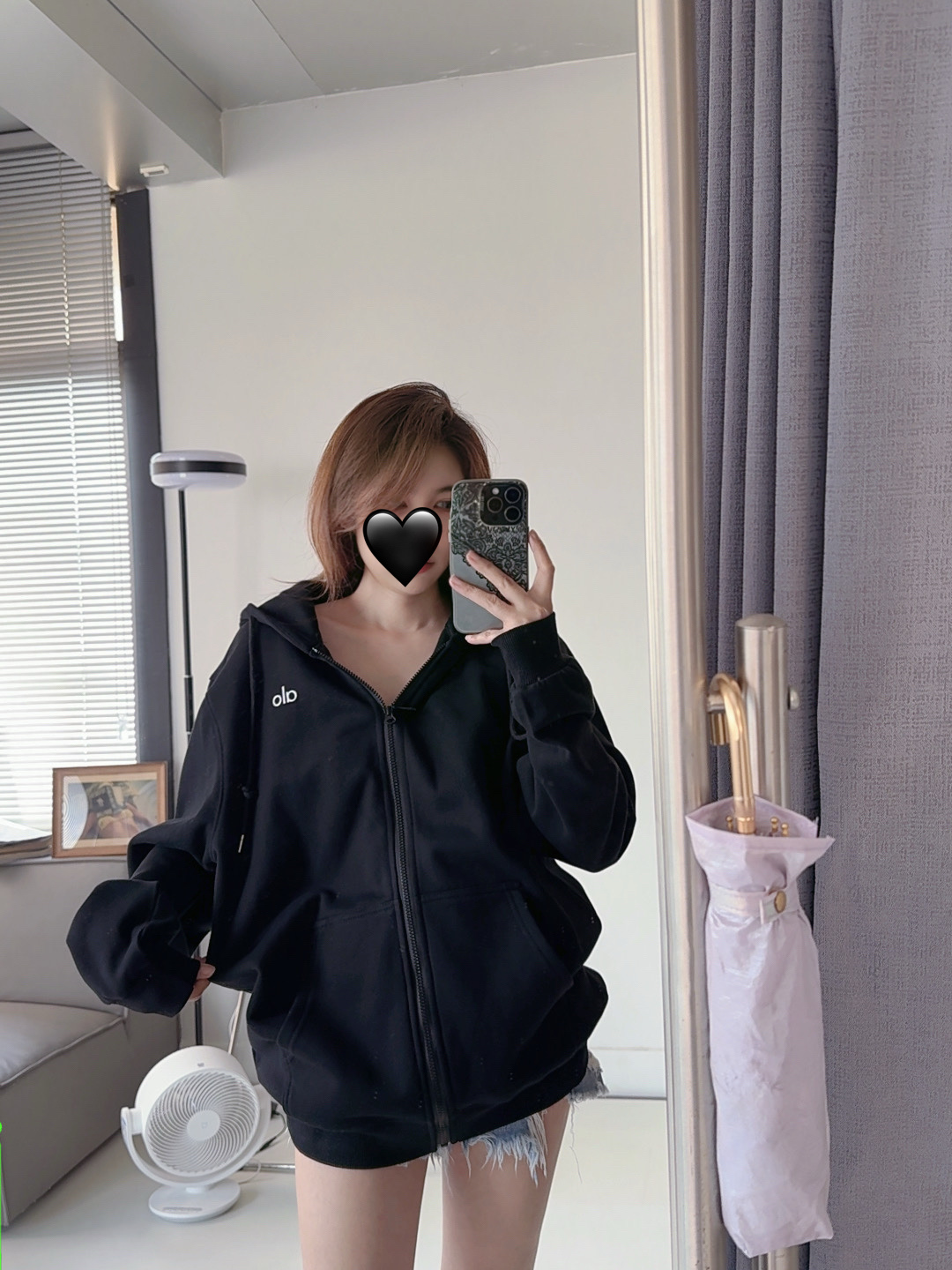Alo Accolade jacket lounge black yoga