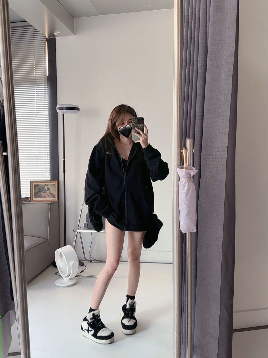 Alo Accolade jacket lounge black yoga