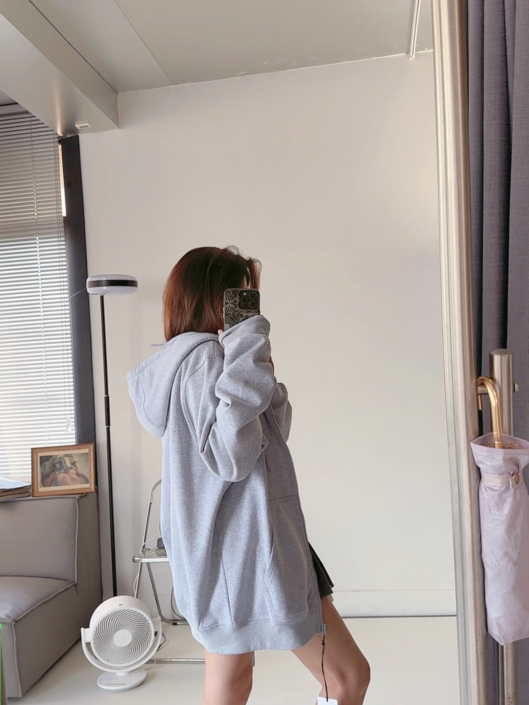 Alo Accolade jacket lounge heather gray yoga