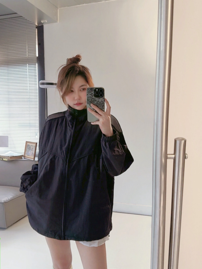 Alo Origin Full-Zip Track Jacket everyday black yoga