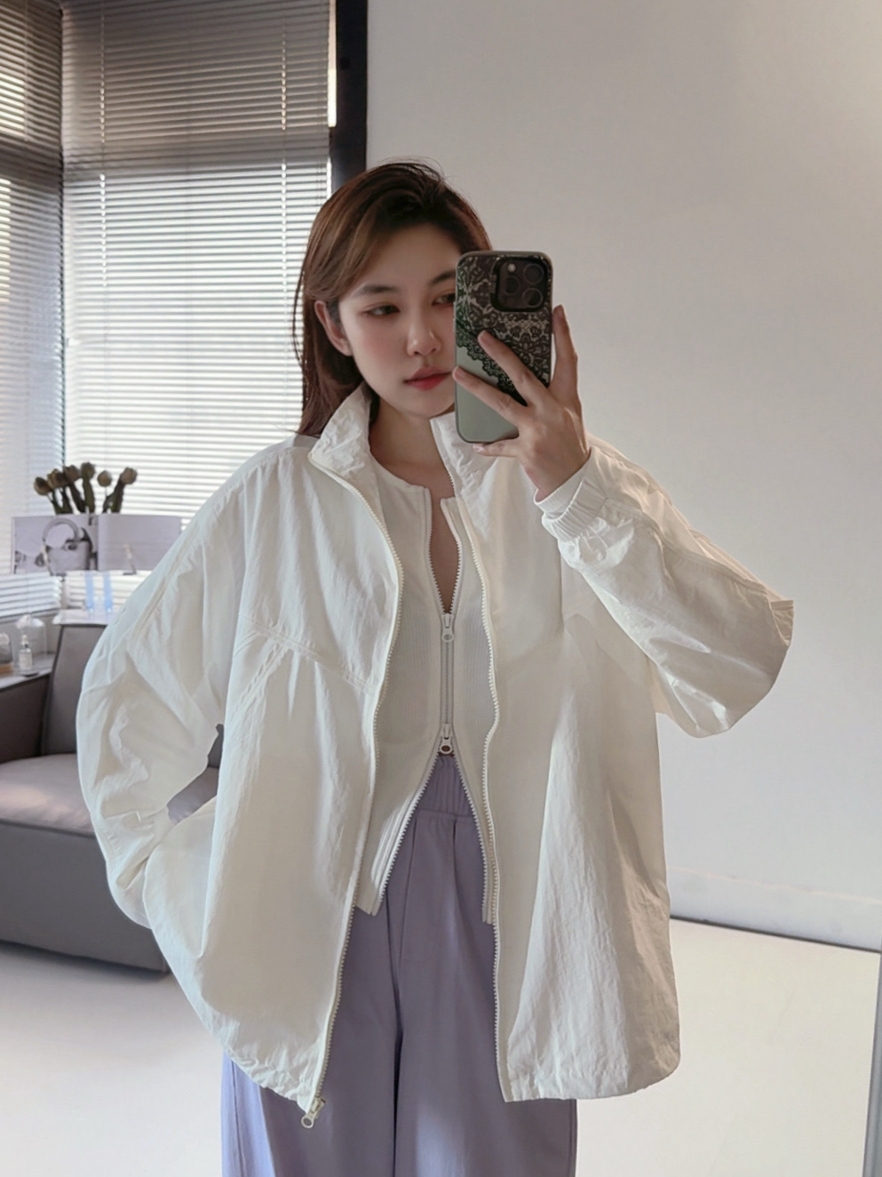 Alo Jacket White yoga