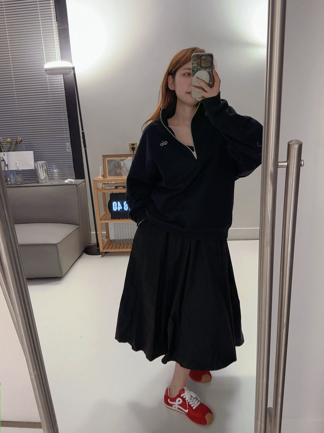 Alo Long sleeve BLACK yoga
