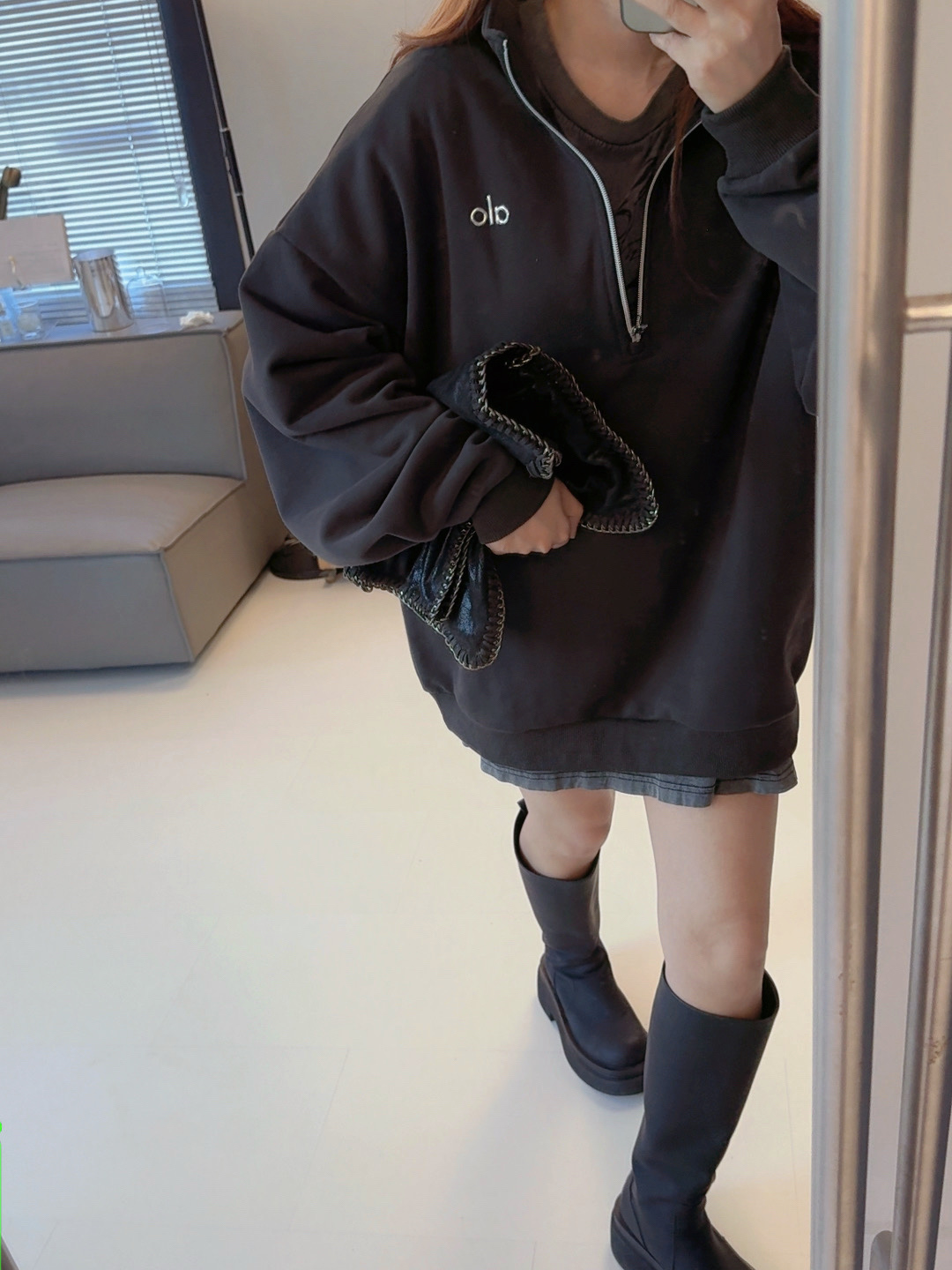 Alo long sleeve everyday anthracite yoga