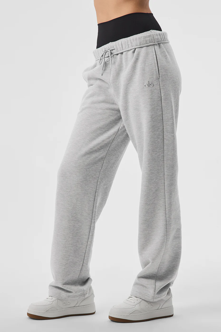 Alo Accolade men s bottoms lounge light heather gray yoga