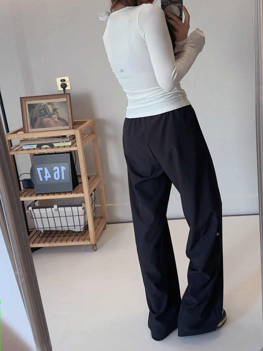 Alo Ribbed Modal Long Sleeve long sleeve everyday white yoga
