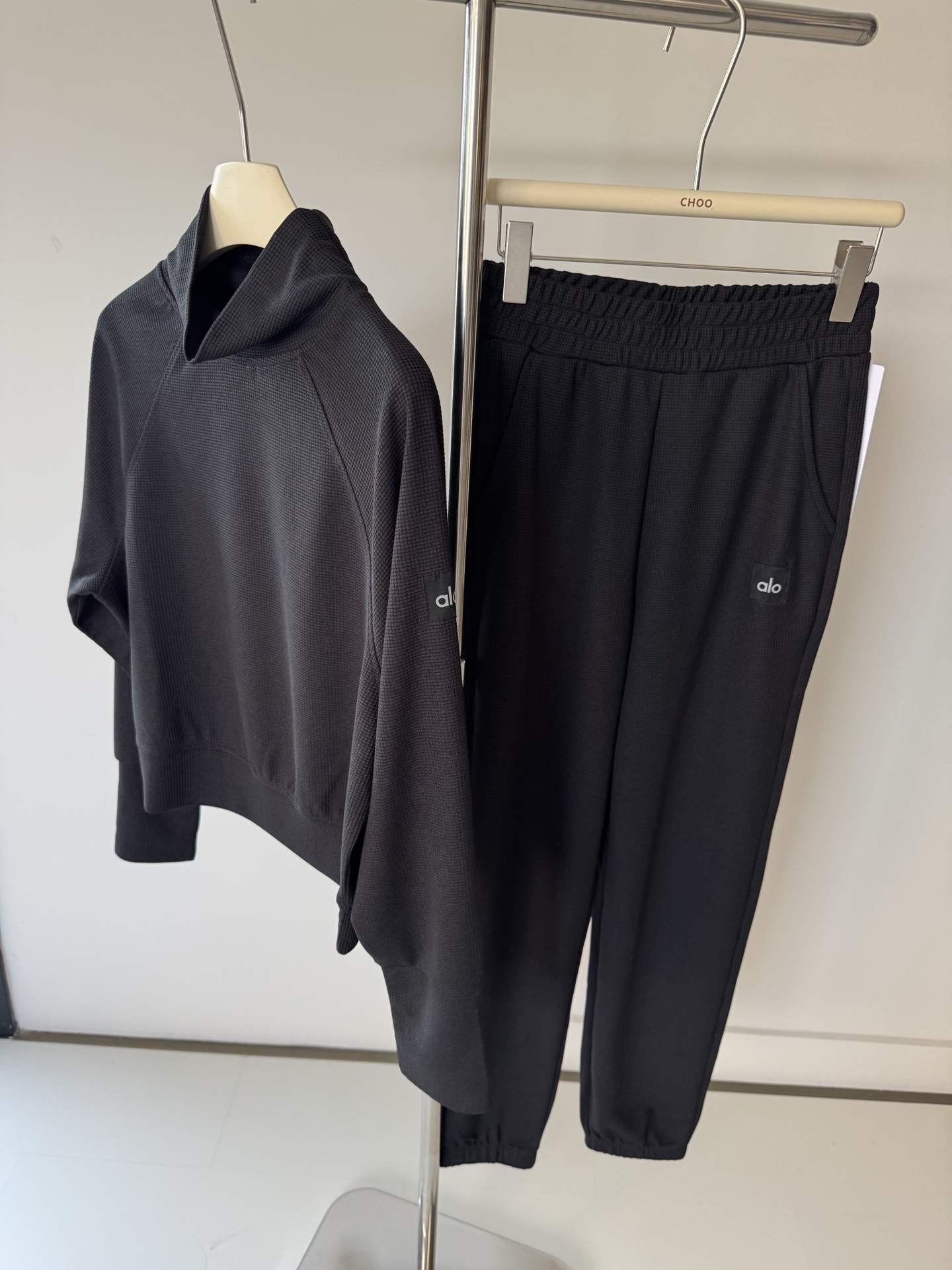 Alo set lounge black yoga