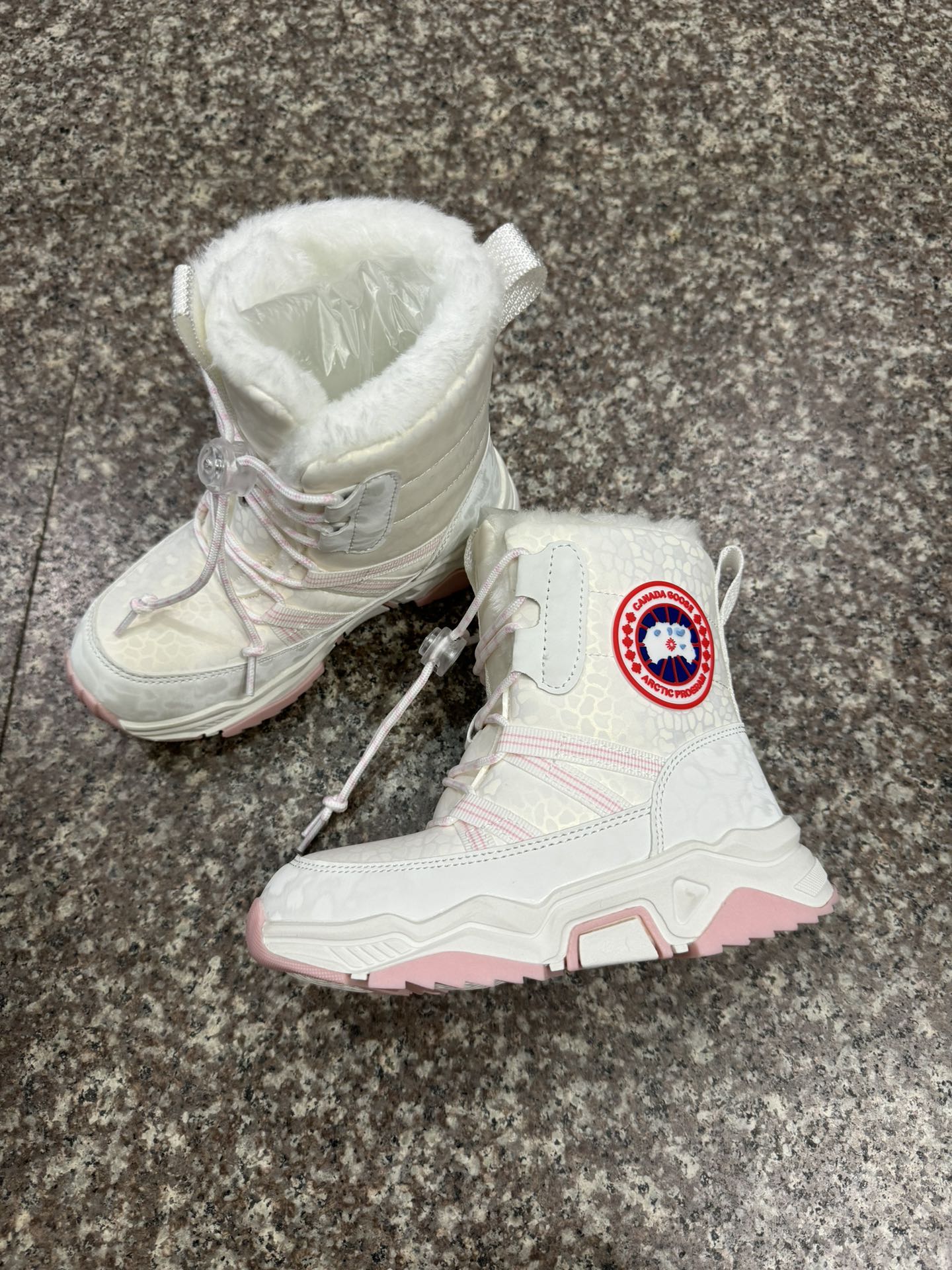 图片[5]-2024鹅牌雪地靴冬季加绒加厚防水防滑厚底保暖童鞋棉鞋 尺码30-37-选品中心