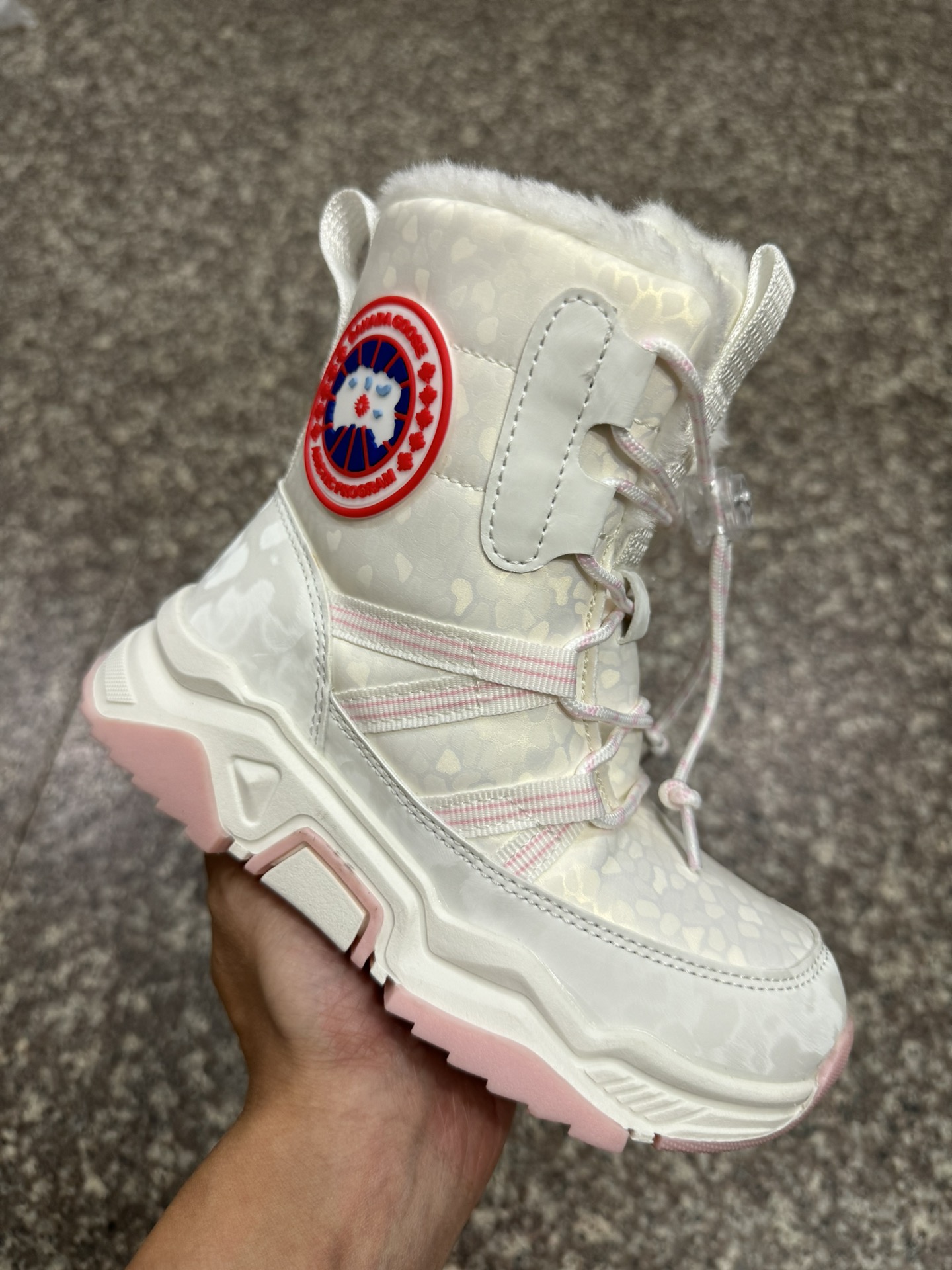 图片[2]-2024鹅牌雪地靴冬季加绒加厚防水防滑厚底保暖童鞋棉鞋 尺码30-37-选品中心