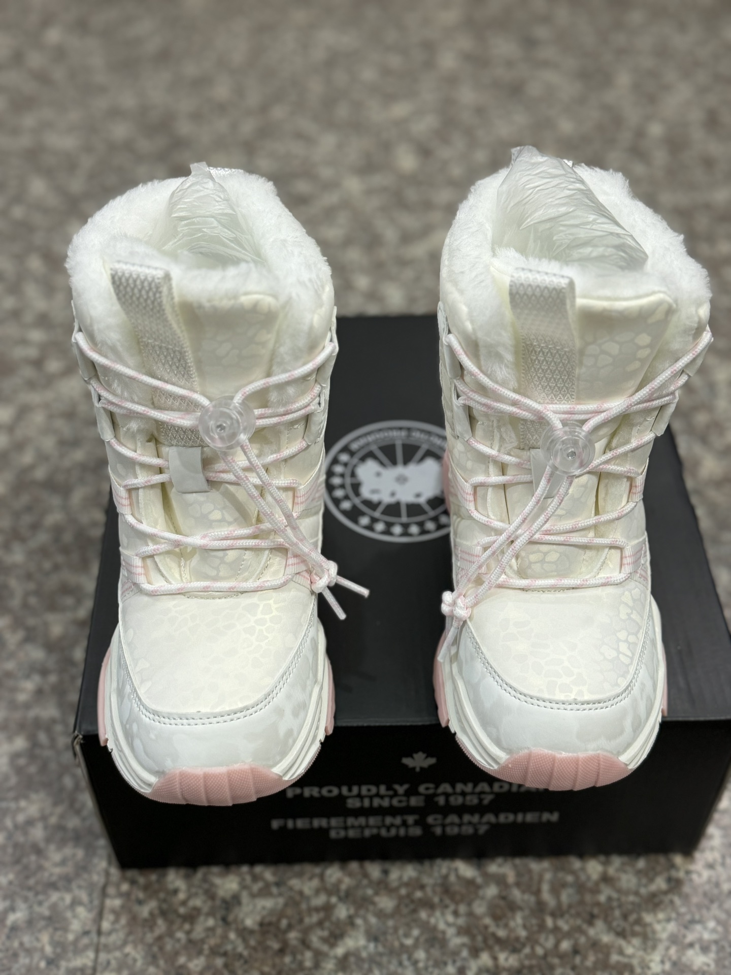 图片[4]-2024鹅牌雪地靴冬季加绒加厚防水防滑厚底保暖童鞋棉鞋 尺码30-37-选品中心