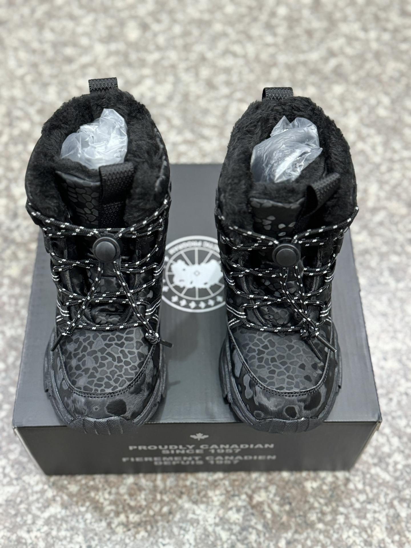 图片[4]-2024鹅牌雪地靴冬季加绒加厚防水防滑厚底保暖童鞋棉鞋 尺码30-37-选品中心