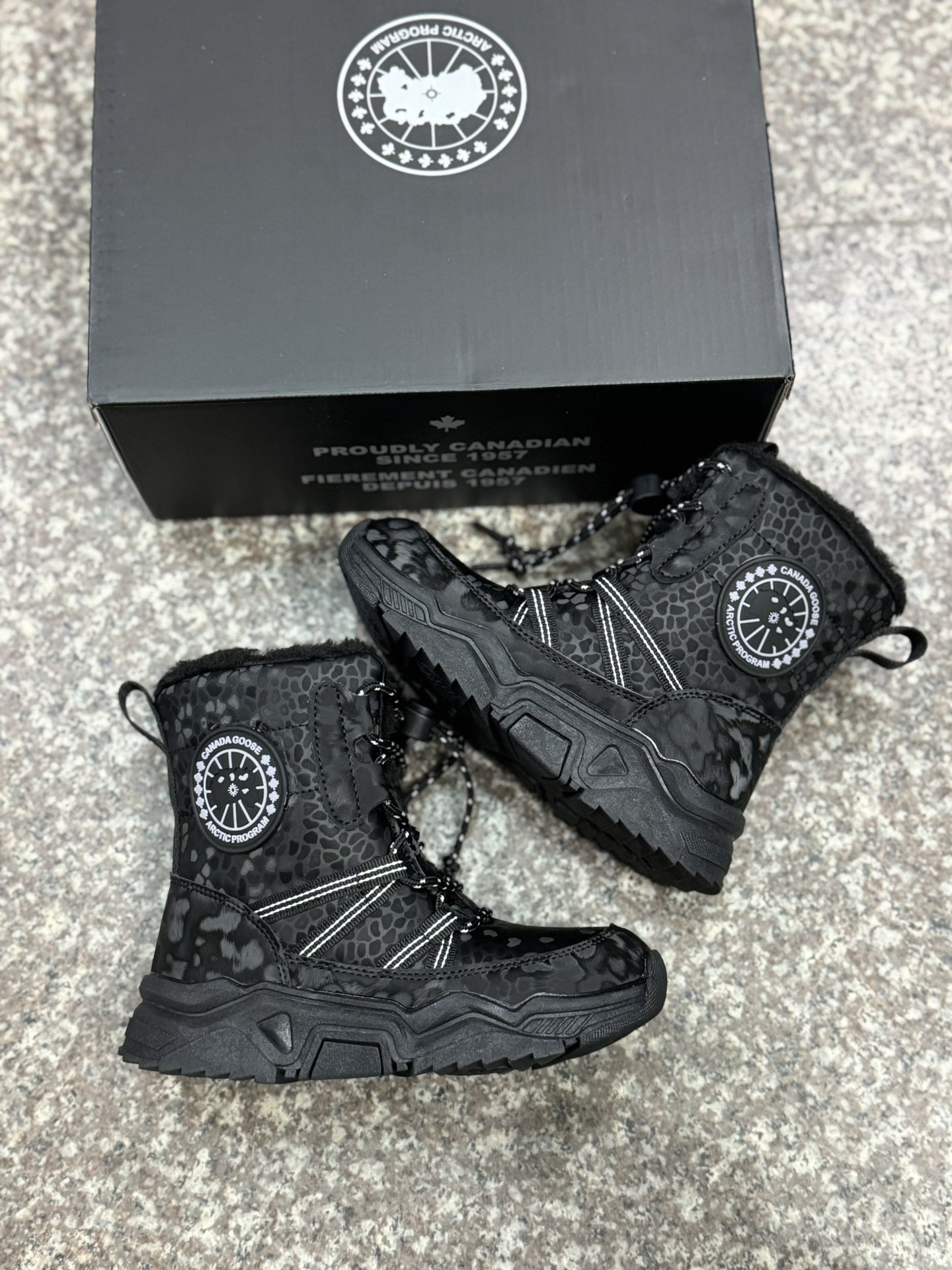 图片[9]-2024鹅牌雪地靴冬季加绒加厚防水防滑厚底保暖童鞋棉鞋 尺码30-37-选品中心