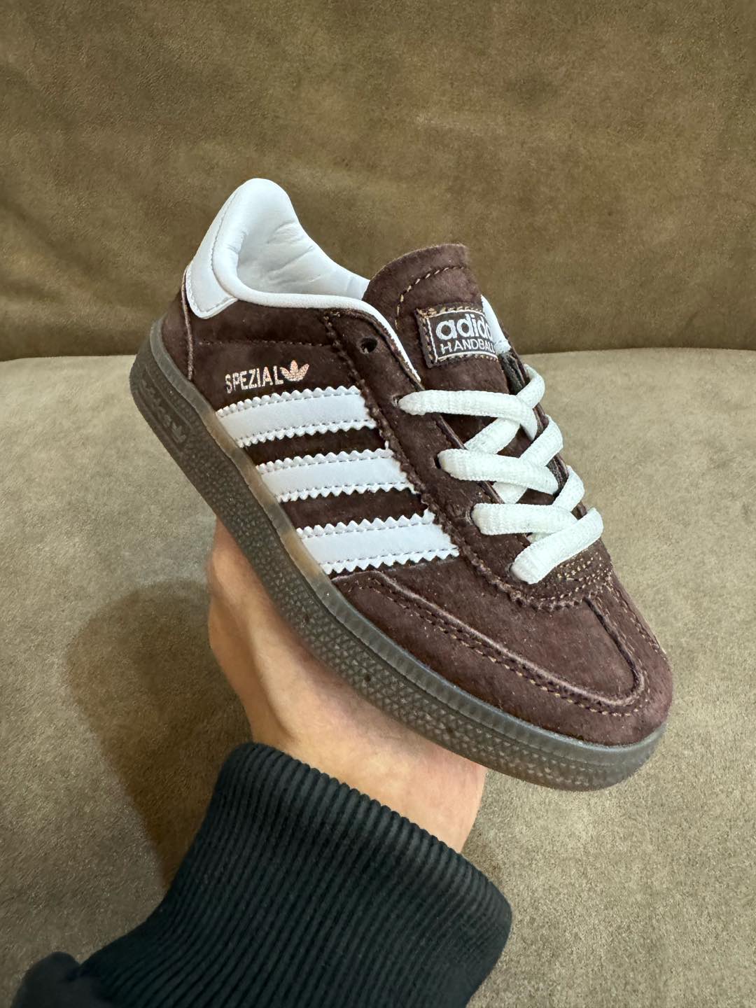 新款德训3代 adidas SPEZIAL 儿童鞋猪八皮德训鞋运动鞋 时尚百搭 防滑减震 低帮 儿童板鞋 尺码24-37 .-选品中心