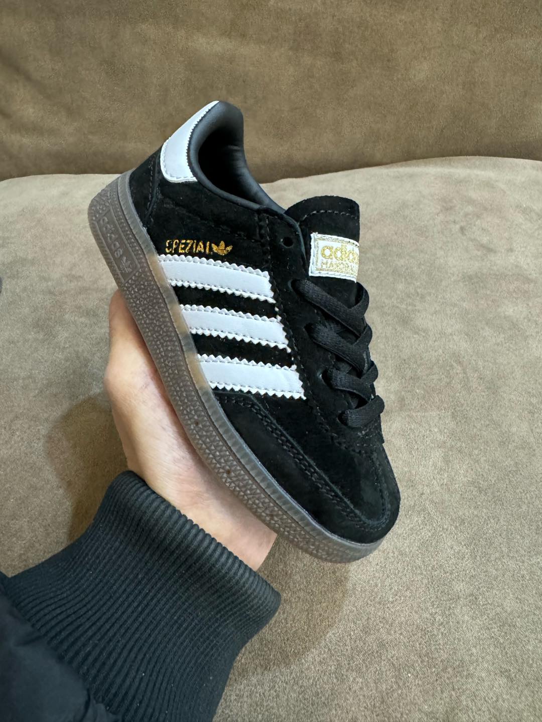 新款德训3代 adidas SPEZIAL 儿童鞋猪八皮德训鞋运动鞋 时尚百搭 防滑减震 低帮 儿童板鞋 尺码24-37 .-选品中心