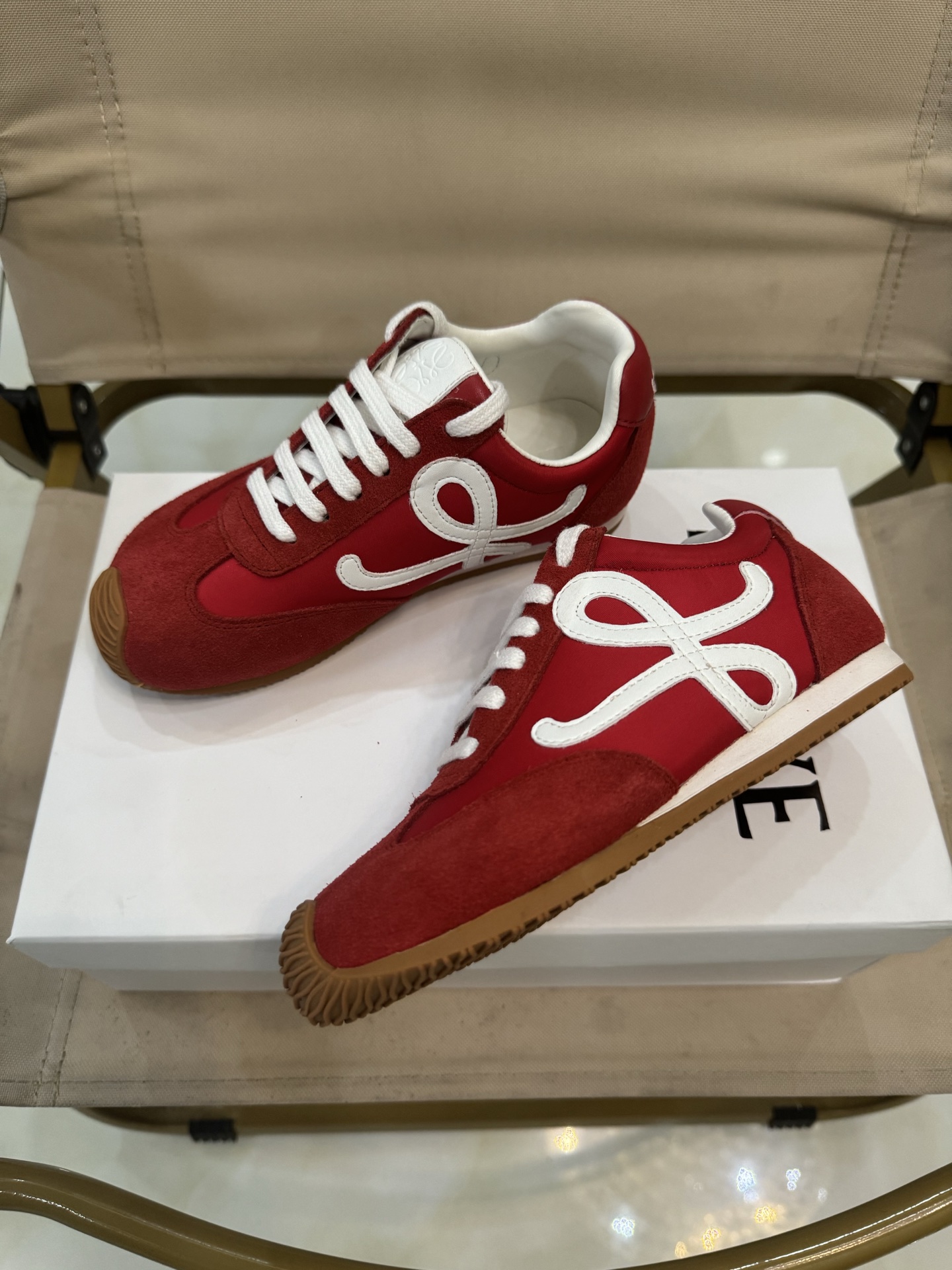 图片[6]-LOEWE罗意威阿甘德训鞋网红款真皮芭蕾拼色儿童运动鞋童鞋 王一博杨幂明星款欧洲站系男女童百搭跑步鞋户外炸街童鞋 尺码：26-37码-选品中心