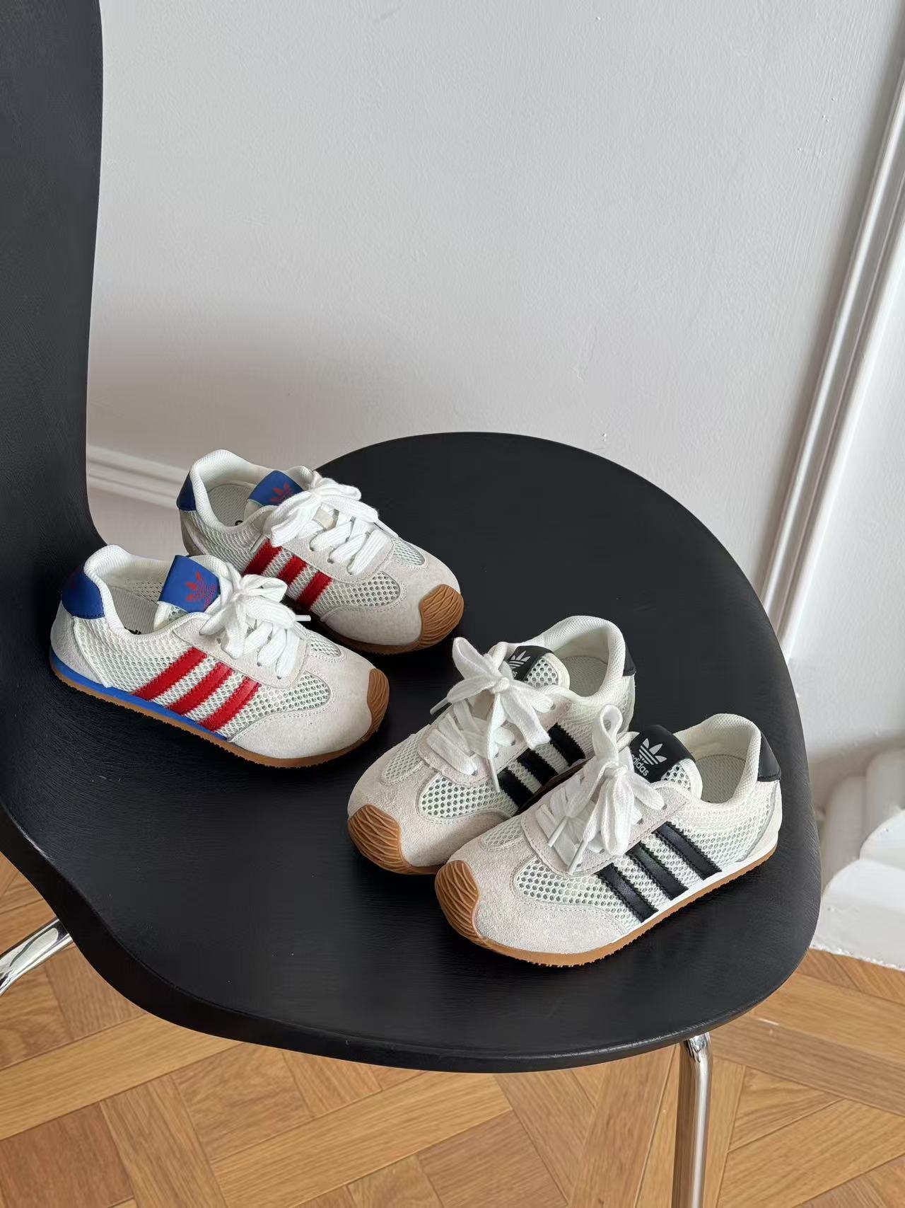 图片[5]-阿迪三叶草猪八皮镂空大网春夏新款女童透气网面休闲鞋软底轻便阿甘鞋 尺码 26-37-选品中心