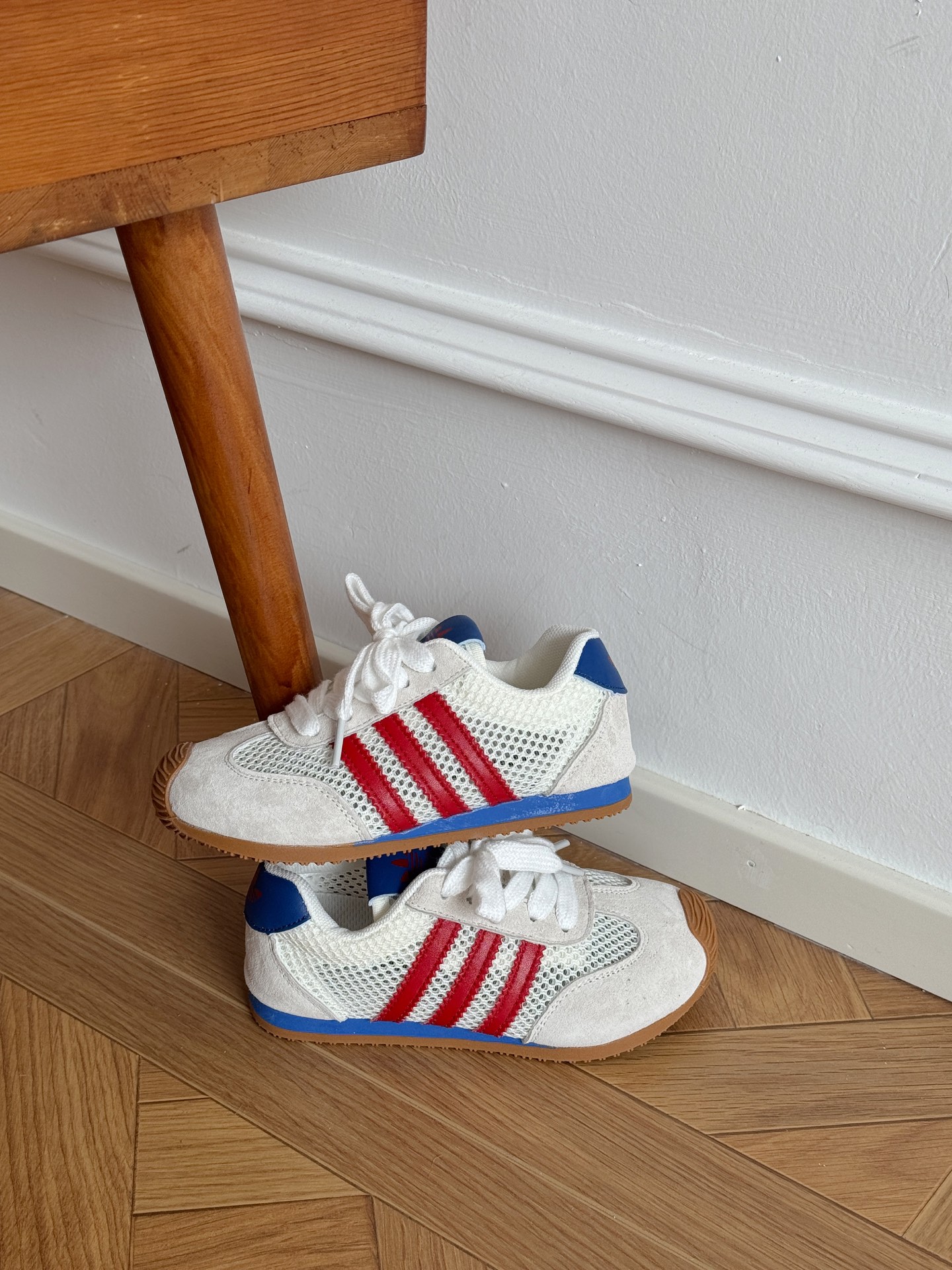 图片[2]-阿迪三叶草猪八皮镂空大网春夏新款女童透气网面休闲鞋软底轻便阿甘鞋 尺码 26-37-选品中心