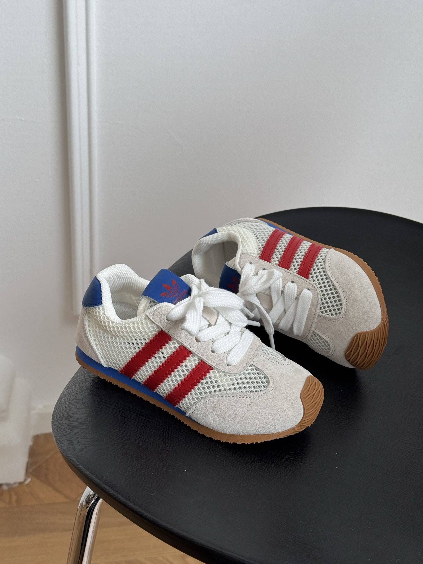 图片[4]-阿迪三叶草猪八皮镂空大网春夏新款女童透气网面休闲鞋软底轻便阿甘鞋 尺码 26-37-选品中心