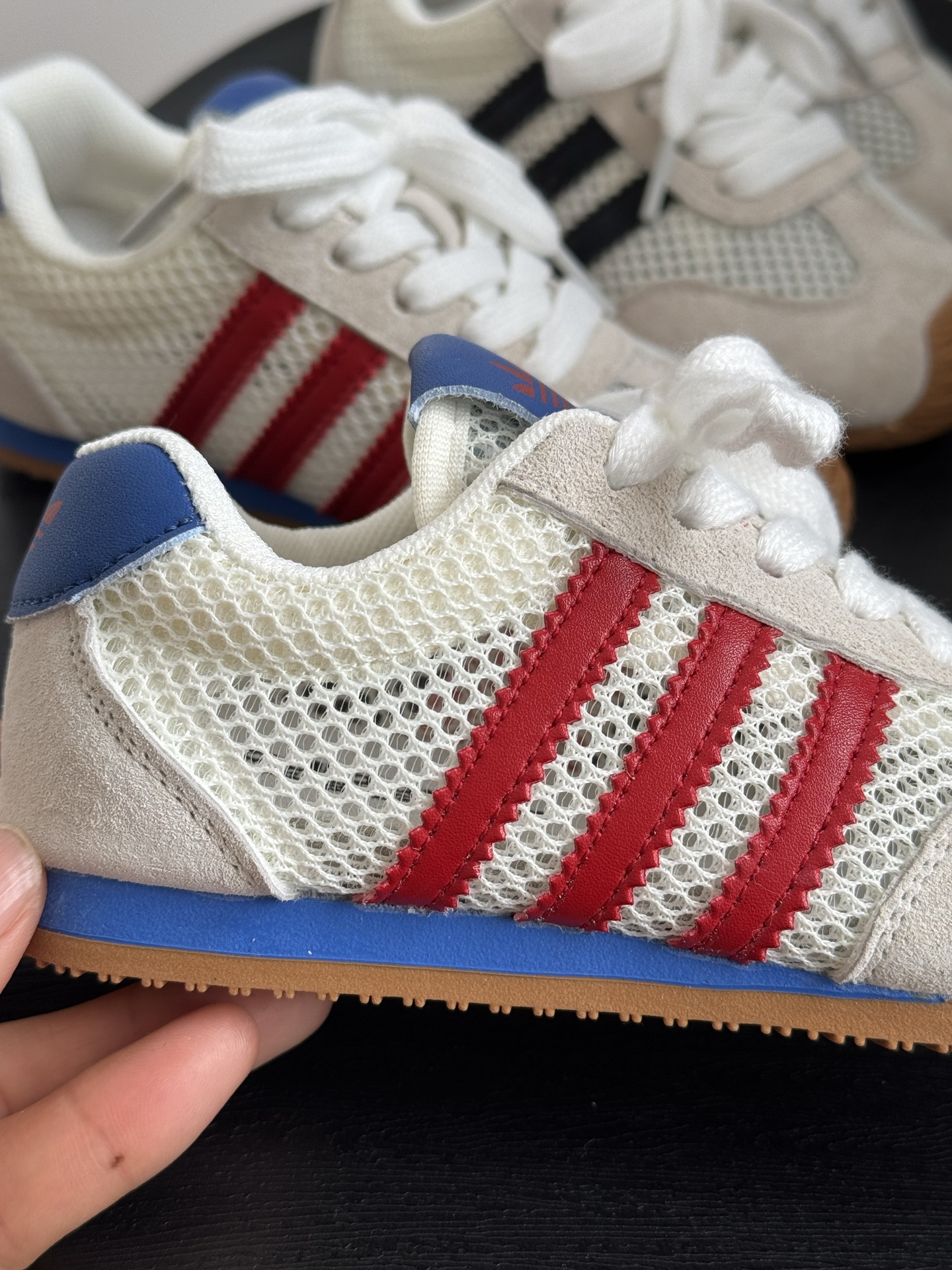 图片[9]-阿迪三叶草猪八皮镂空大网春夏新款女童透气网面休闲鞋软底轻便阿甘鞋 尺码 26-37-选品中心