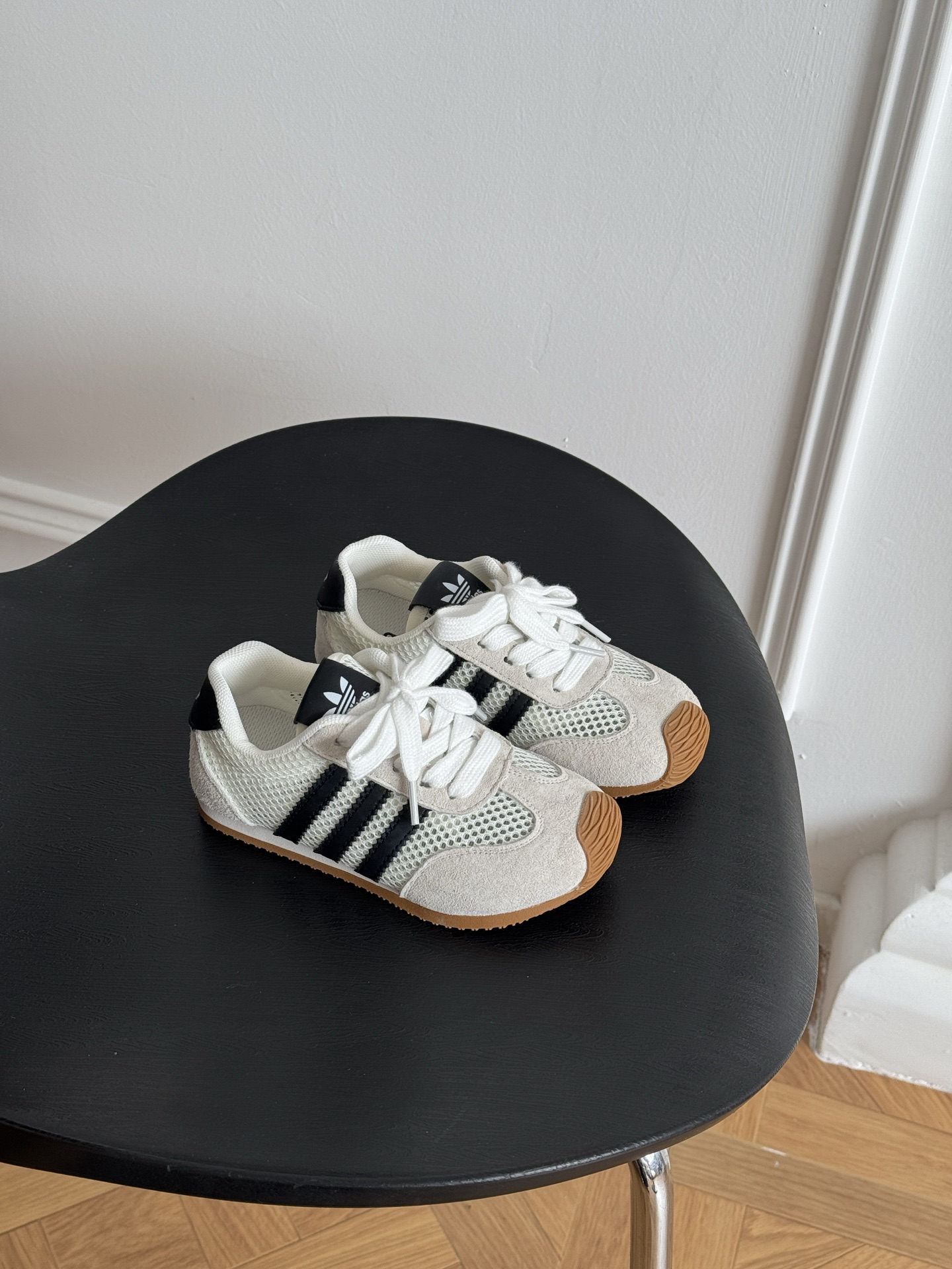 图片[2]-阿迪三叶草猪八皮镂空大网春夏新款女童透气网面休闲鞋软底轻便阿甘鞋 尺码 26-37-选品中心