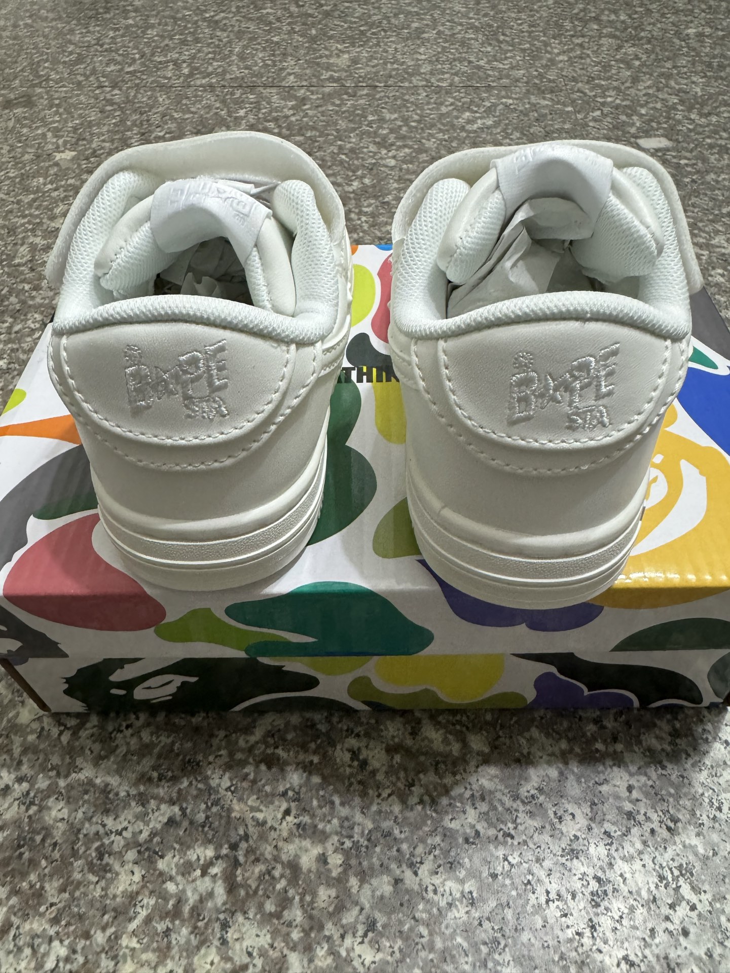 图片[4]-BAPE STA童鞋春夏字母魔术贴撞色星标休闲鞋板鞋-选品中心