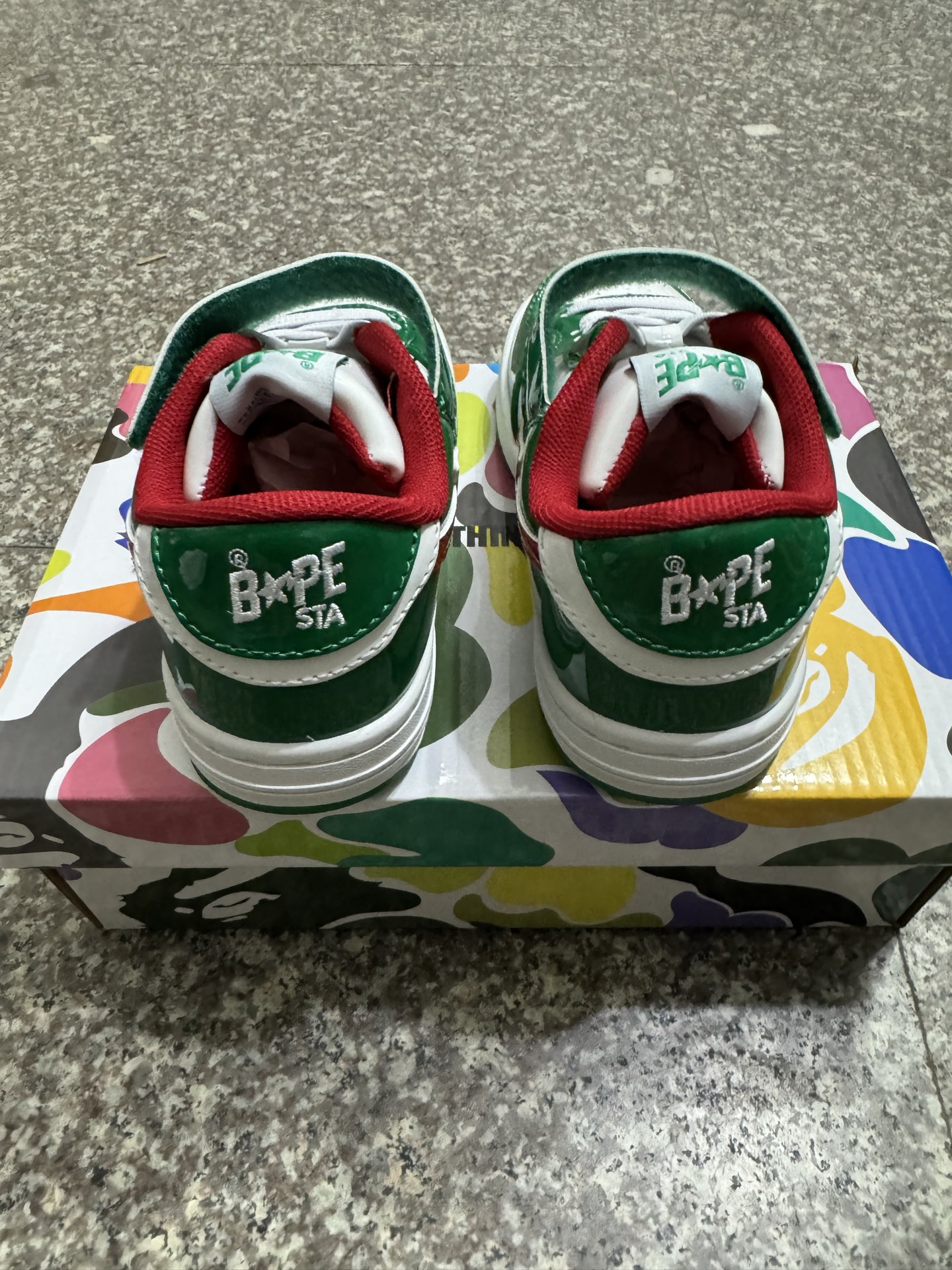 图片[4]-BAPE STA童鞋春夏字母魔术贴撞色星标休闲鞋板鞋尺码22-36-选品中心