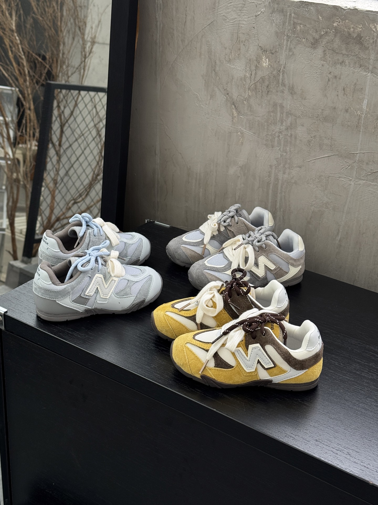 图片[4]-NB miumiu 联名款猪八皮网面魔术贴童鞋 尺码24–37 采用鞋带设计、独特的风格非常有质感！版型超级好看不肥不胖爱了爱了上脚非常轻便百搭～-选品中心